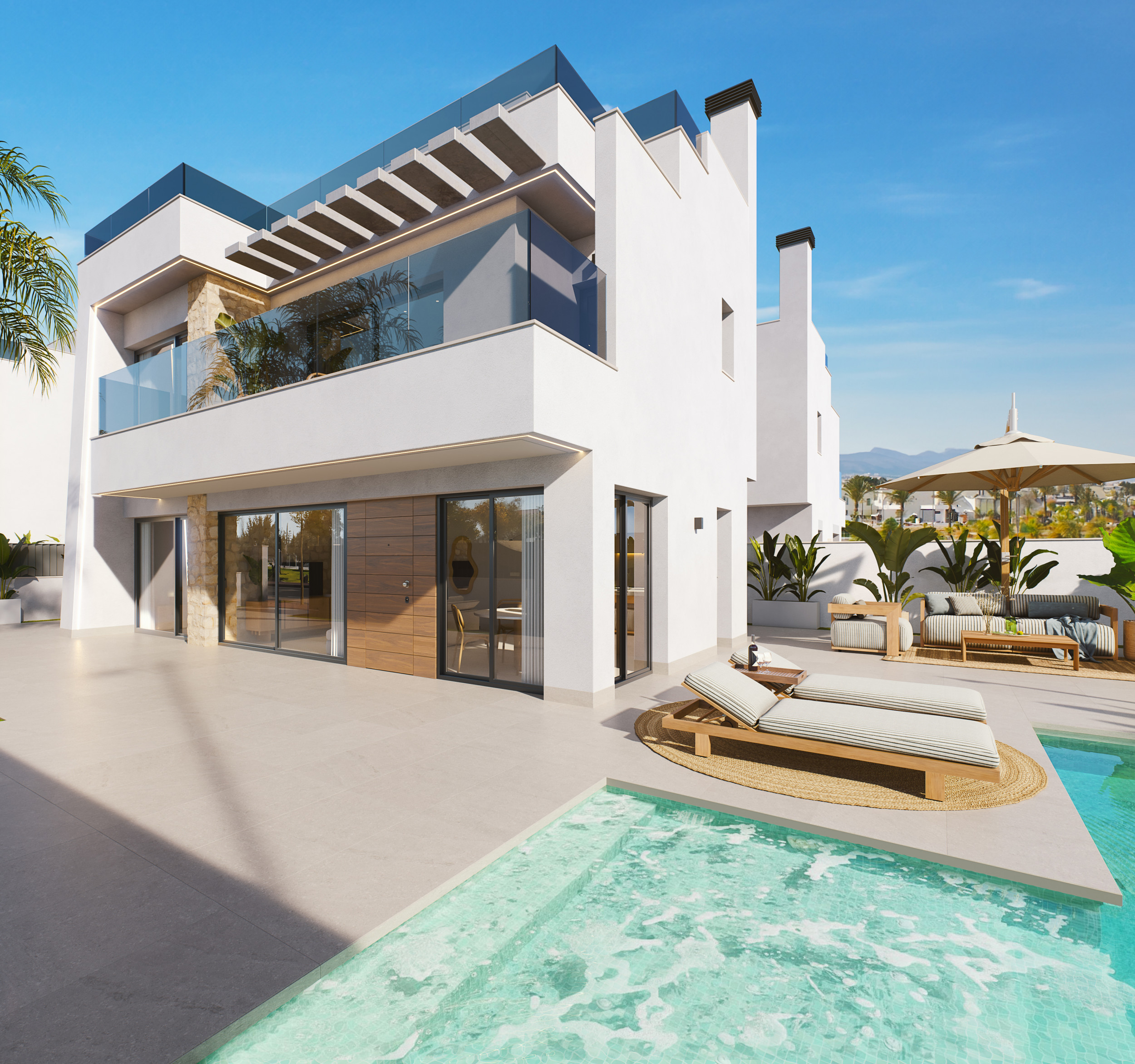 South Facing!  2 Exclusive 4 Bed Detached Villas with Basement, Pool and Solarium in Santa Rosalia Lake and Life Resort