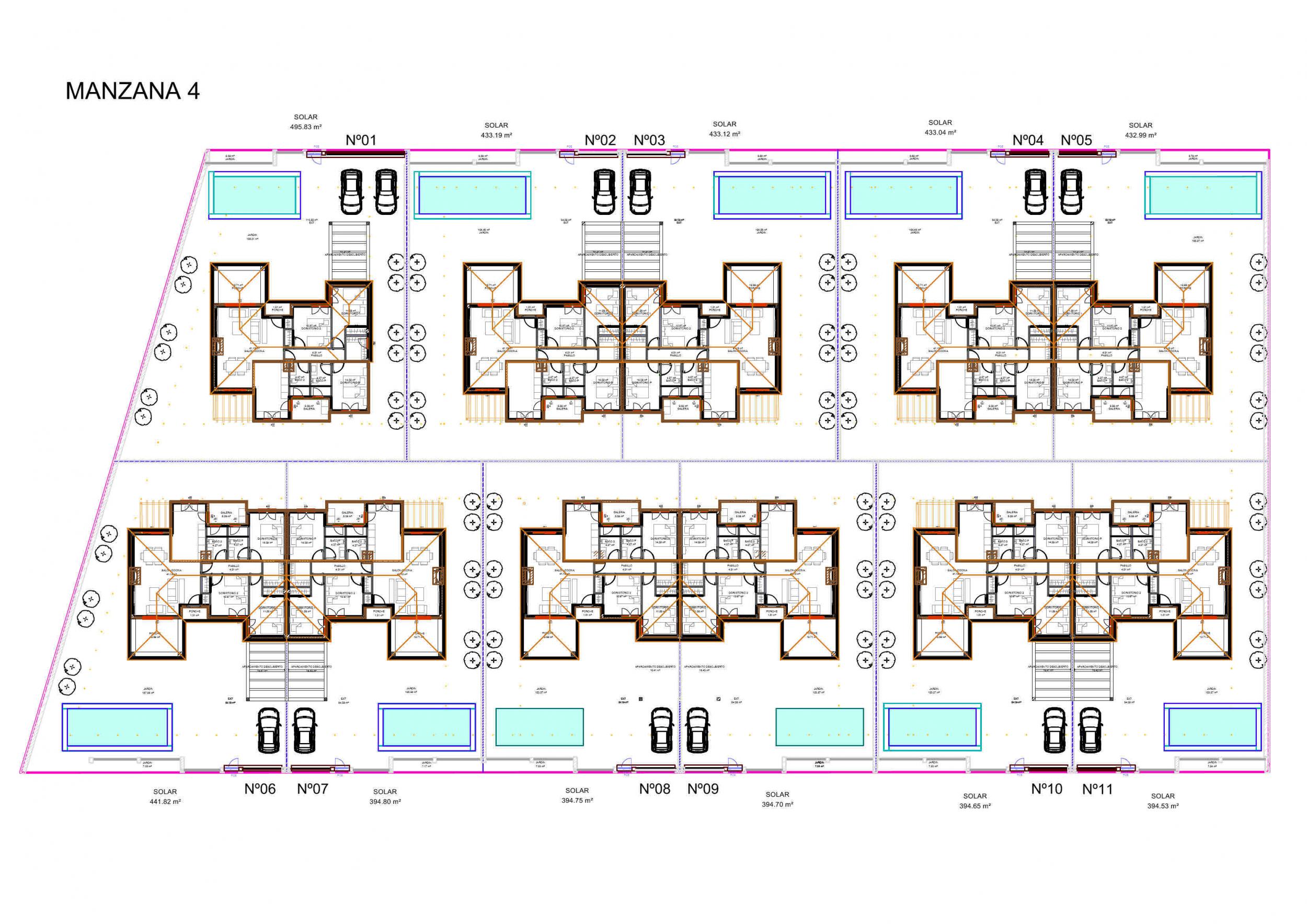 New Build Semi Detached Villas with Own Pools in La Unión, only 10 Mins to Cartagena - floor plan 2