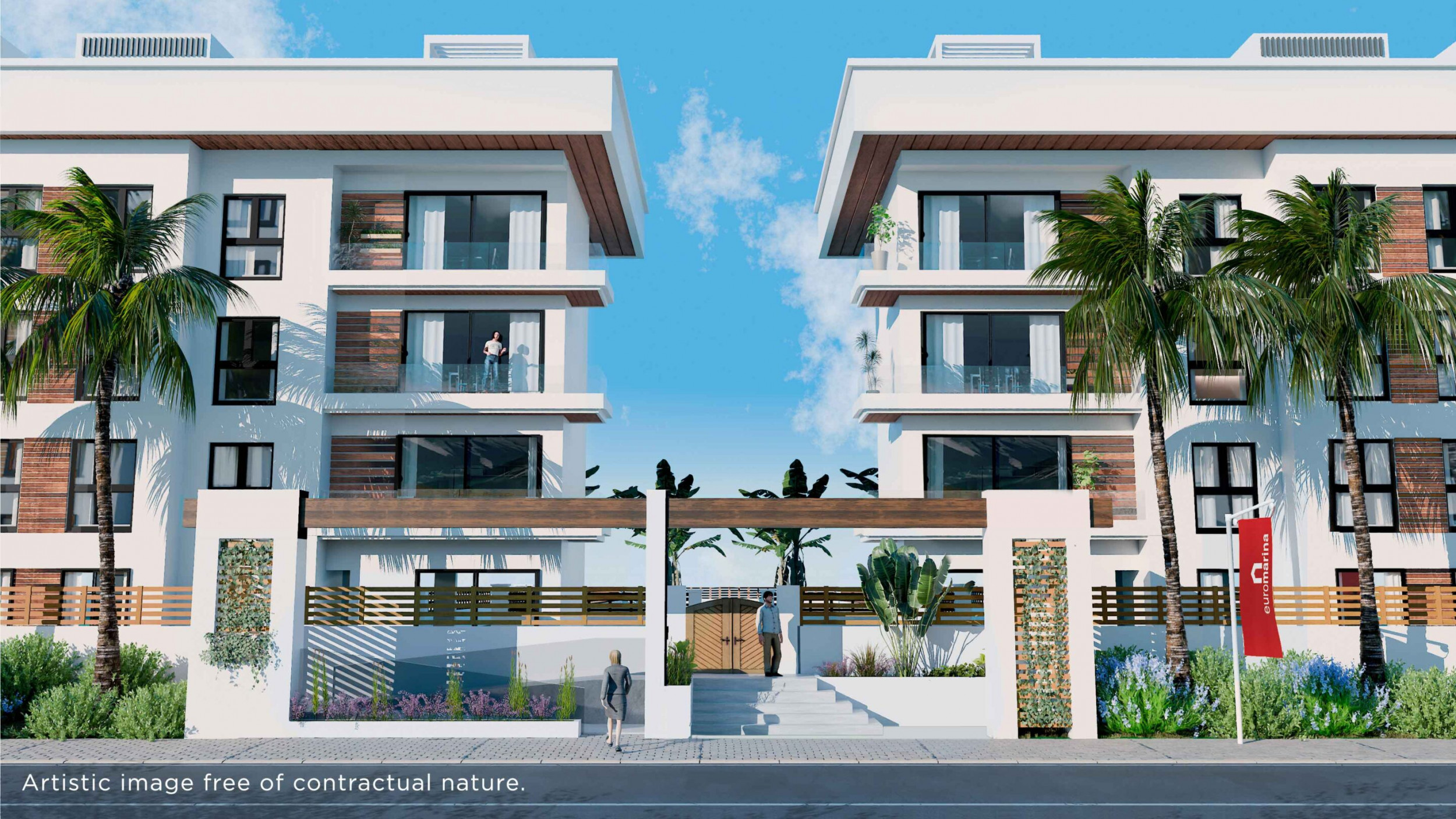 Walk to Beach!  Modern New Penthouse Apartments in Los Alcázares.  Ready June 2026