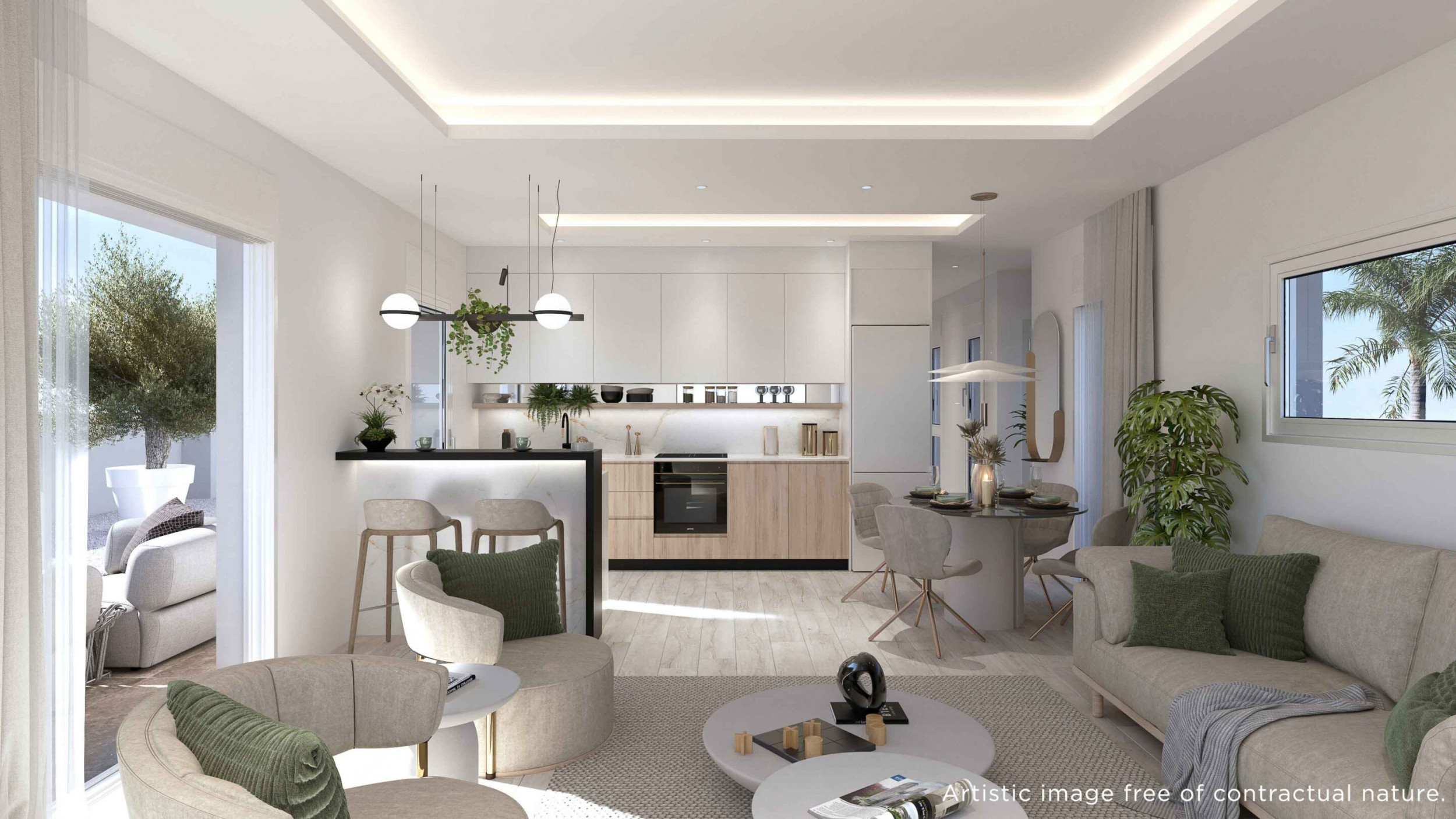 Walk to Beach!  Modern New Penthouse Apartments in Los Alcázares.  Ready June 2026