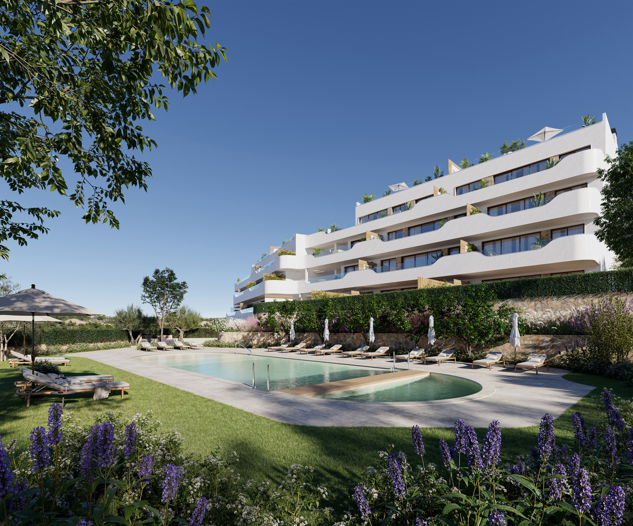 New Apartments with Terrace, Garden &amp; Communal Pool in Las Colinas Golf &amp; Country Club