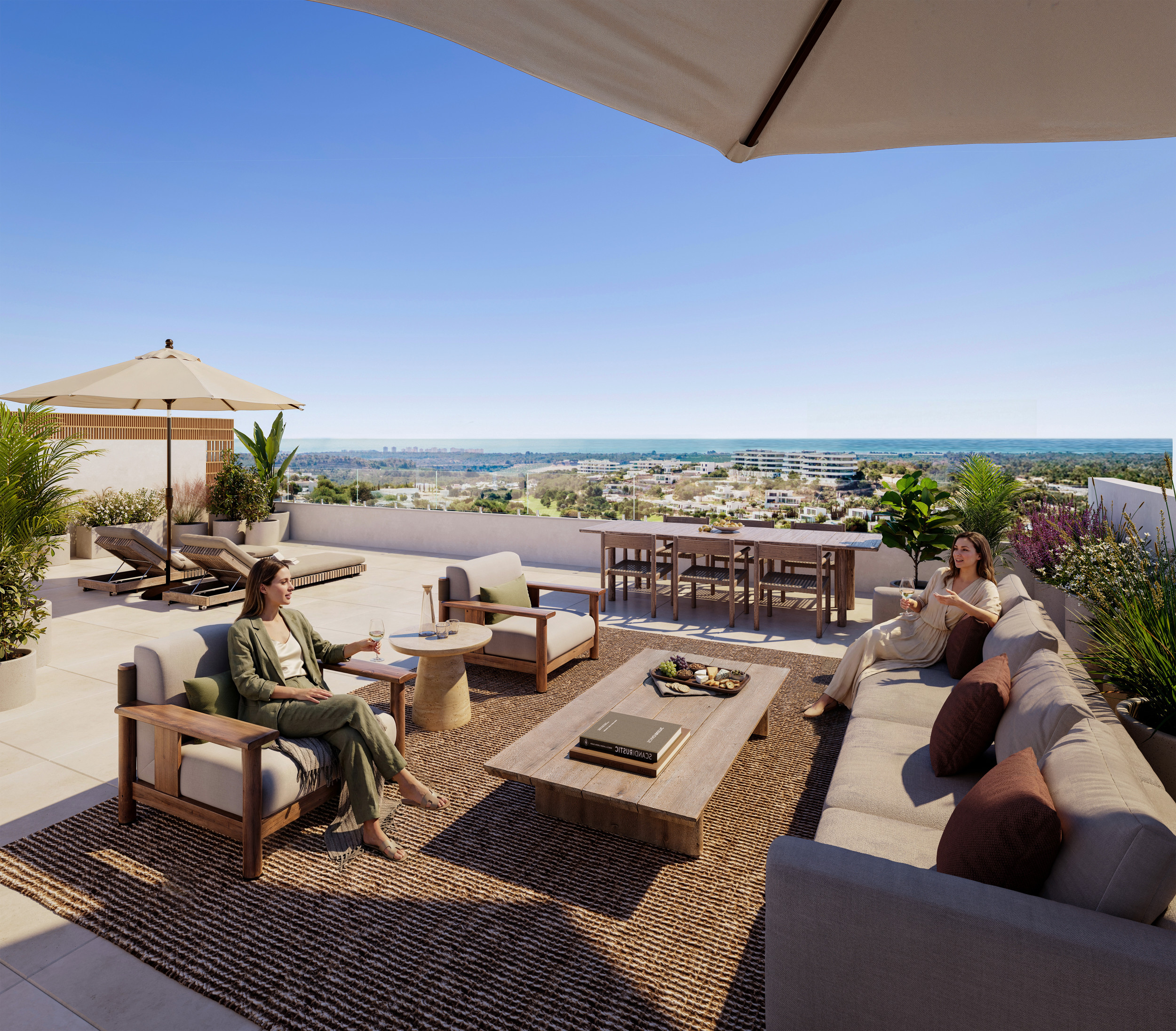 New Apartments with Terrace, Garden &amp; Communal Pool in Las Colinas Golf &amp; Country Club