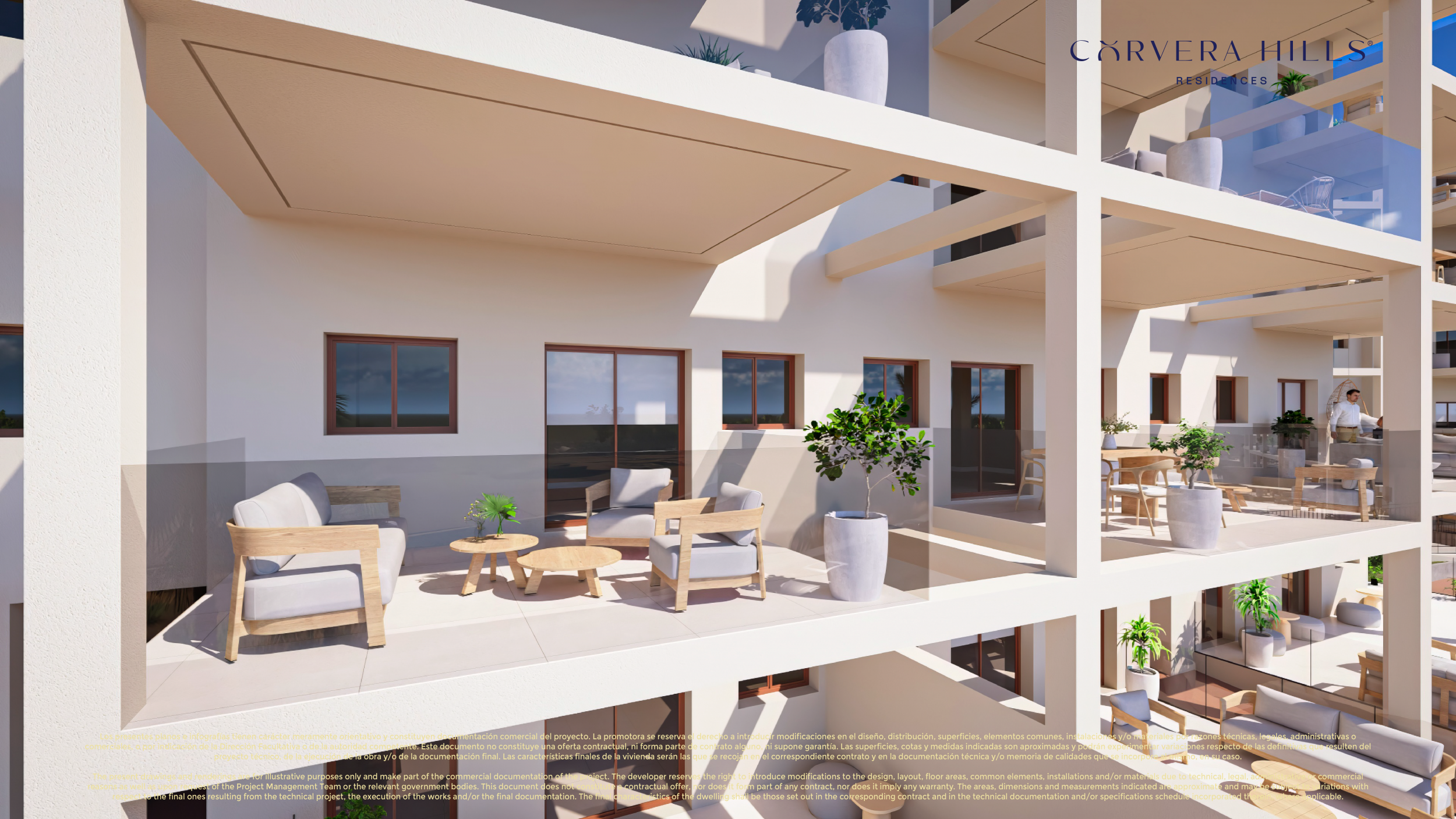 New Build Penthouse Apartments with Communal Pool in Corvera Hills Resort