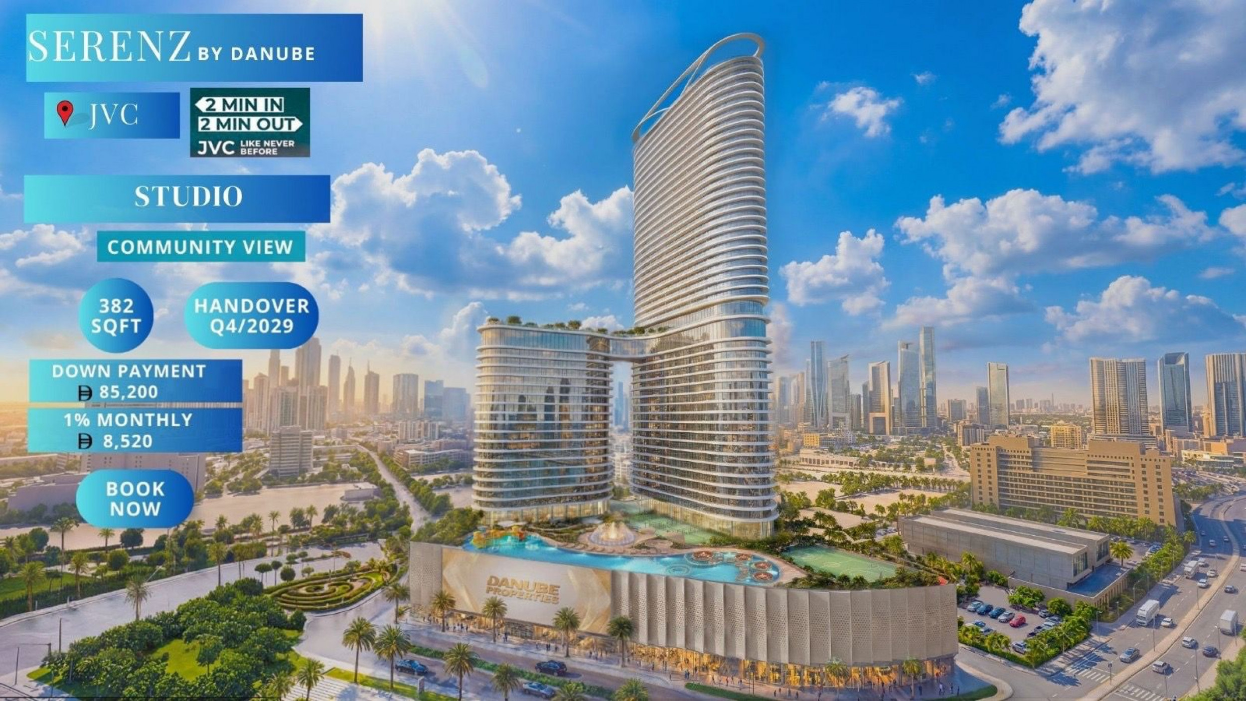 Serenz by Danube Apartments - Studios from 198,000 euros