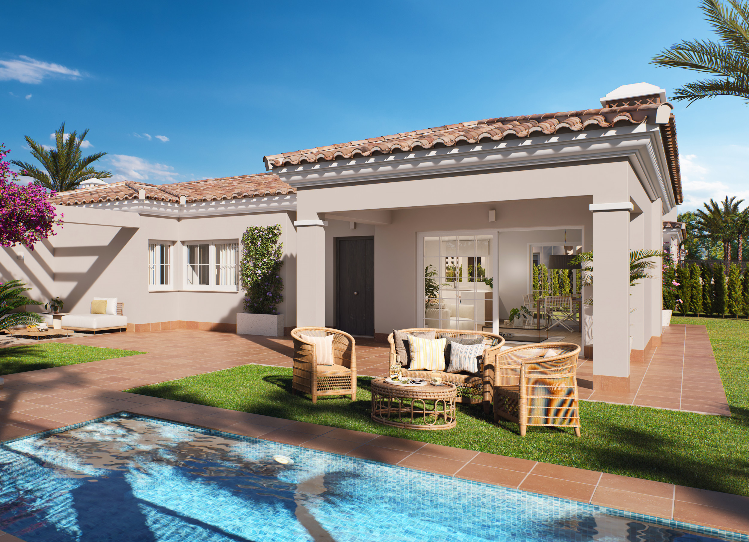 New Build Semi Detached Villas with Own Pools in La Unión, only 10 Mins to Cartagena