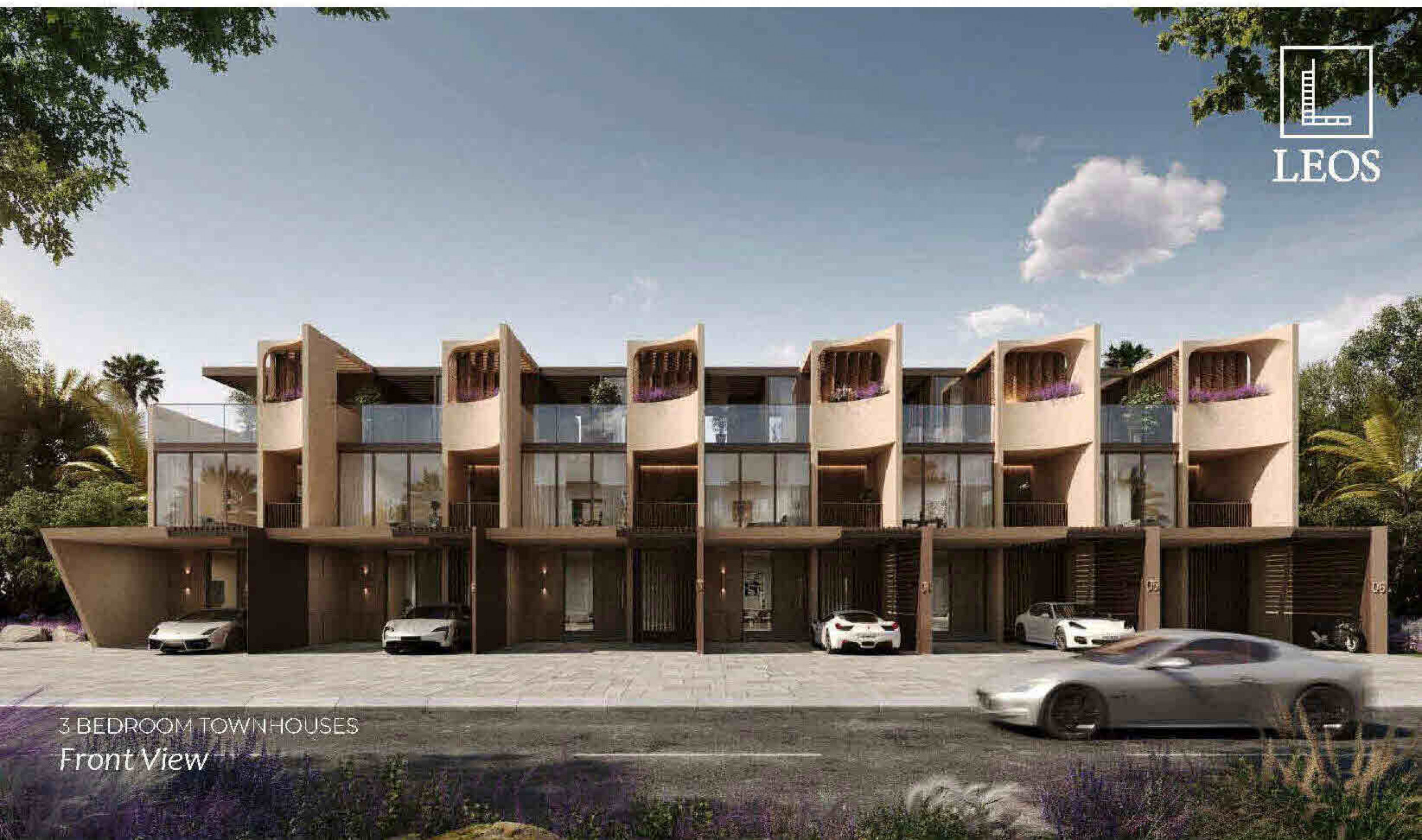 Luxury 3 Bedroom Townhouses in upscale Development in Dubai.  Ready Q4 2028