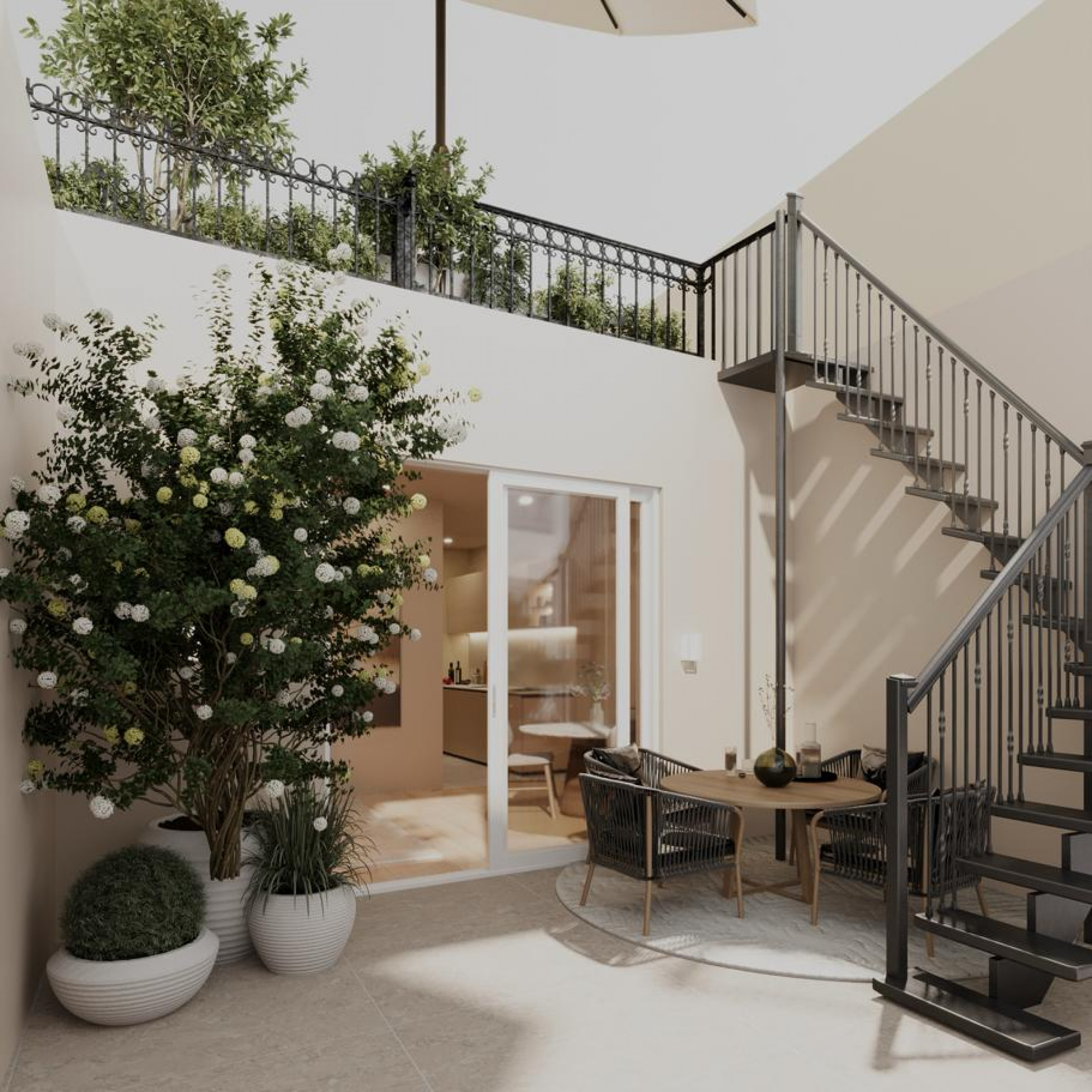 Beautiful Penthouse Apartment with Solarium in Newly Renovated Building in Centre of Cartagena