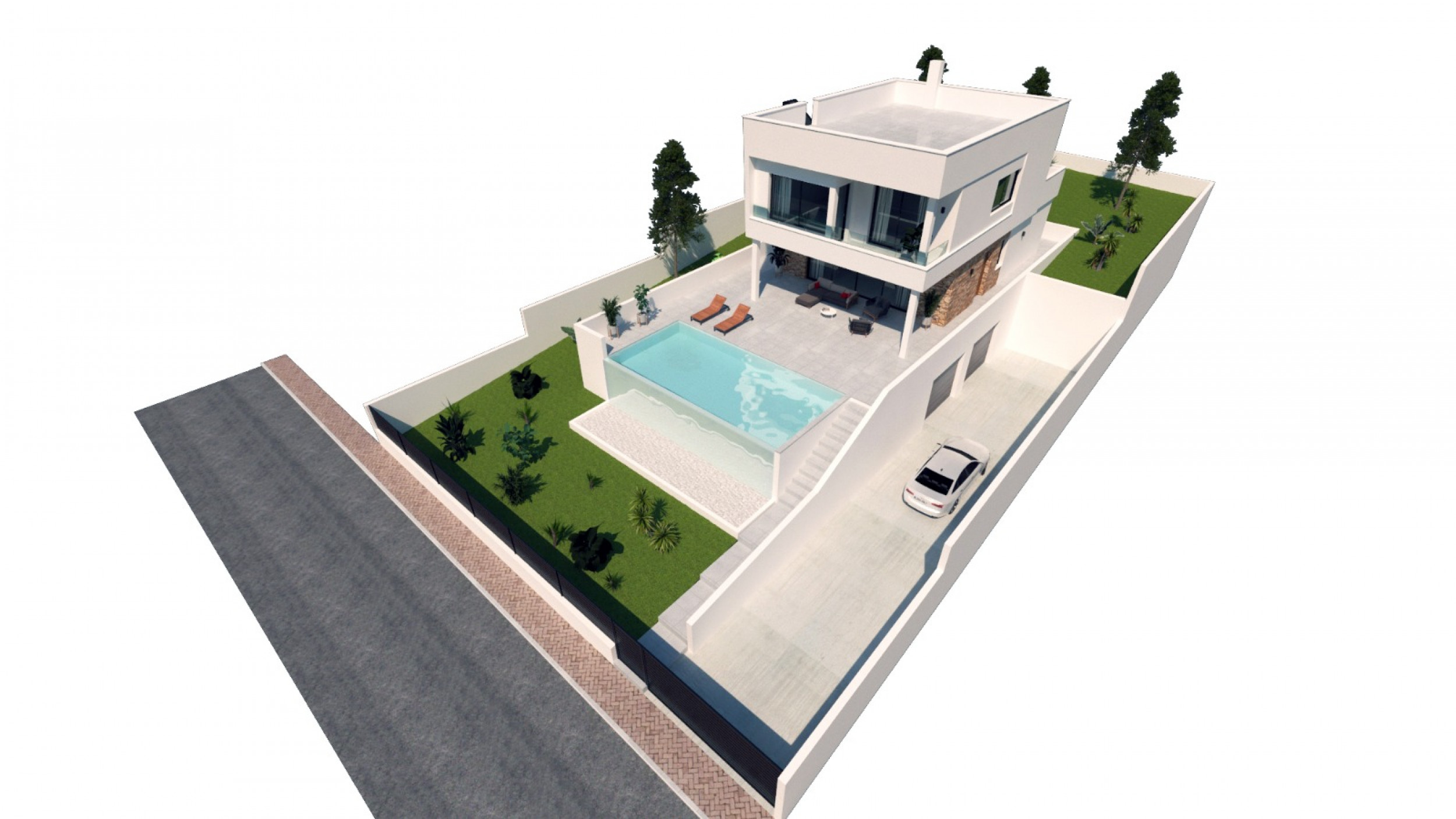 Stunning New Build Detached Villa with Pool in Pinar De Campoverde.  Ready End of 2026.