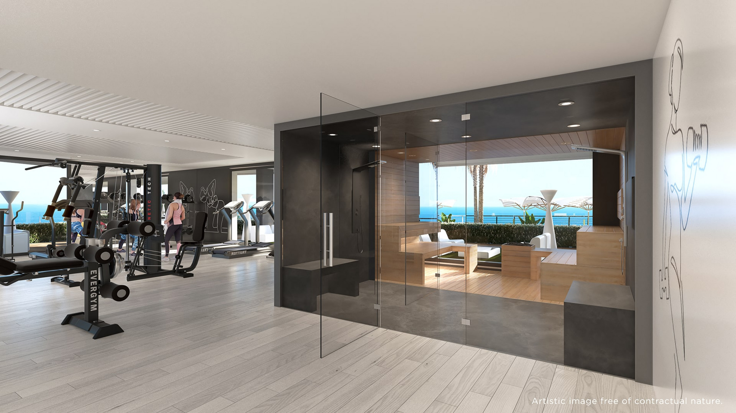 Beautiful Frontline Sea View Apartments with Communal Pool, Gym and Sauna in La Manga del Mar Menor.  Ready Sept 2026