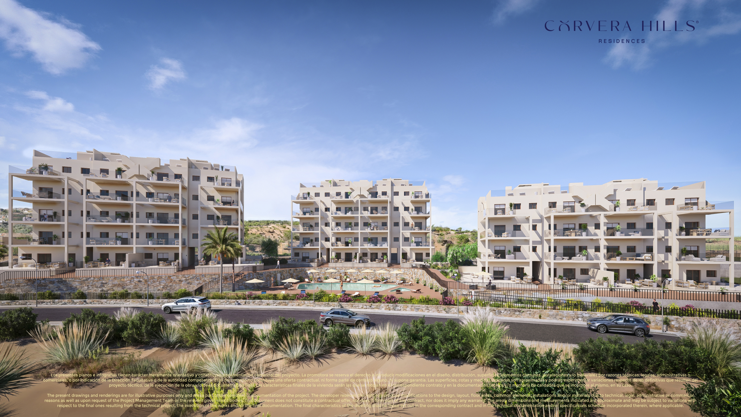 New Build Penthouse Apartments with Communal Pool in Corvera Hills Resort