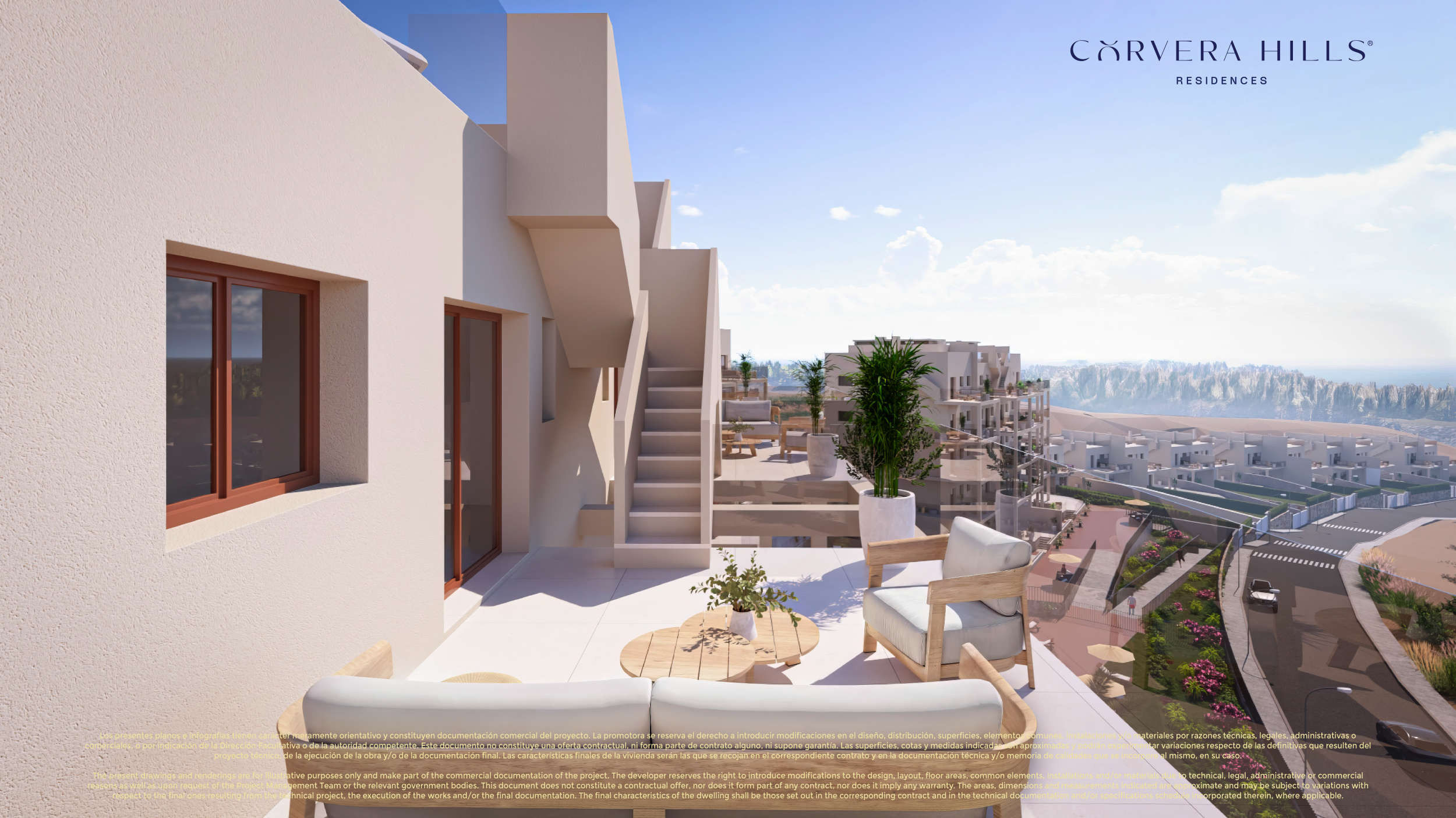 New Build Penthouse Apartments with Communal Pool in Corvera Hills Resort