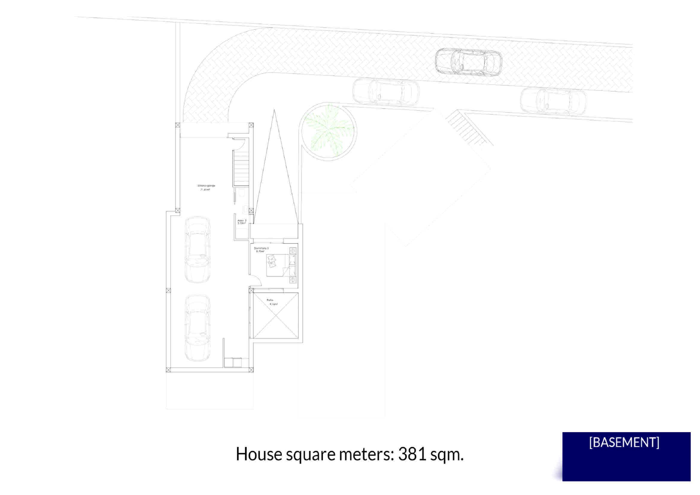 Luxury Detached Villa on 10,000 m2 Plot in Algorfa close to La Finca Golf Resort - floor plan 2