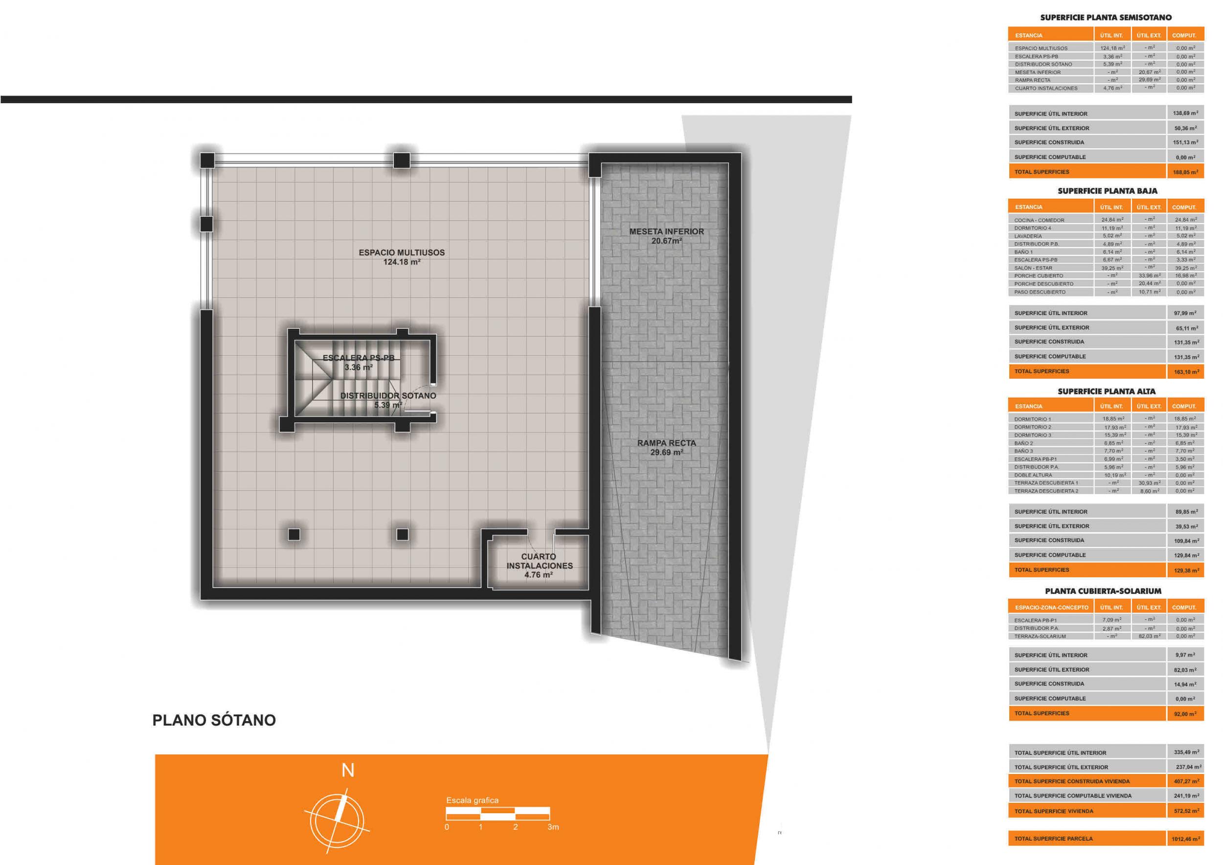 Ready Now.  Sea Views Luxury Villa with Pool, Padel Court &amp; Basement in Torrevieja - floor plan 1