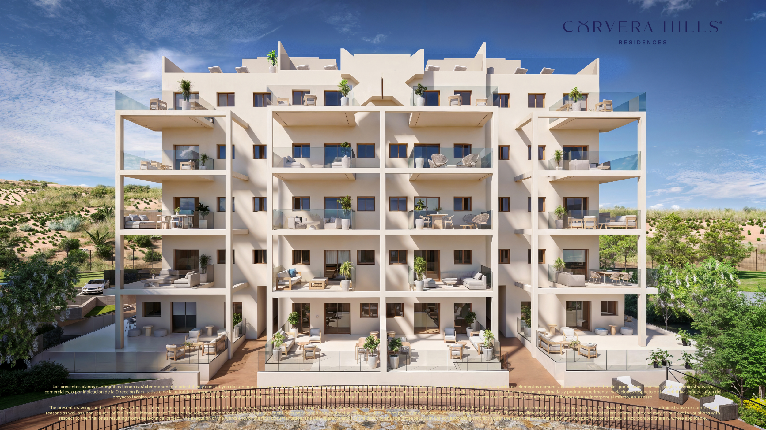 New Build Penthouse Apartments with Communal Pool in Corvera Hills Resort