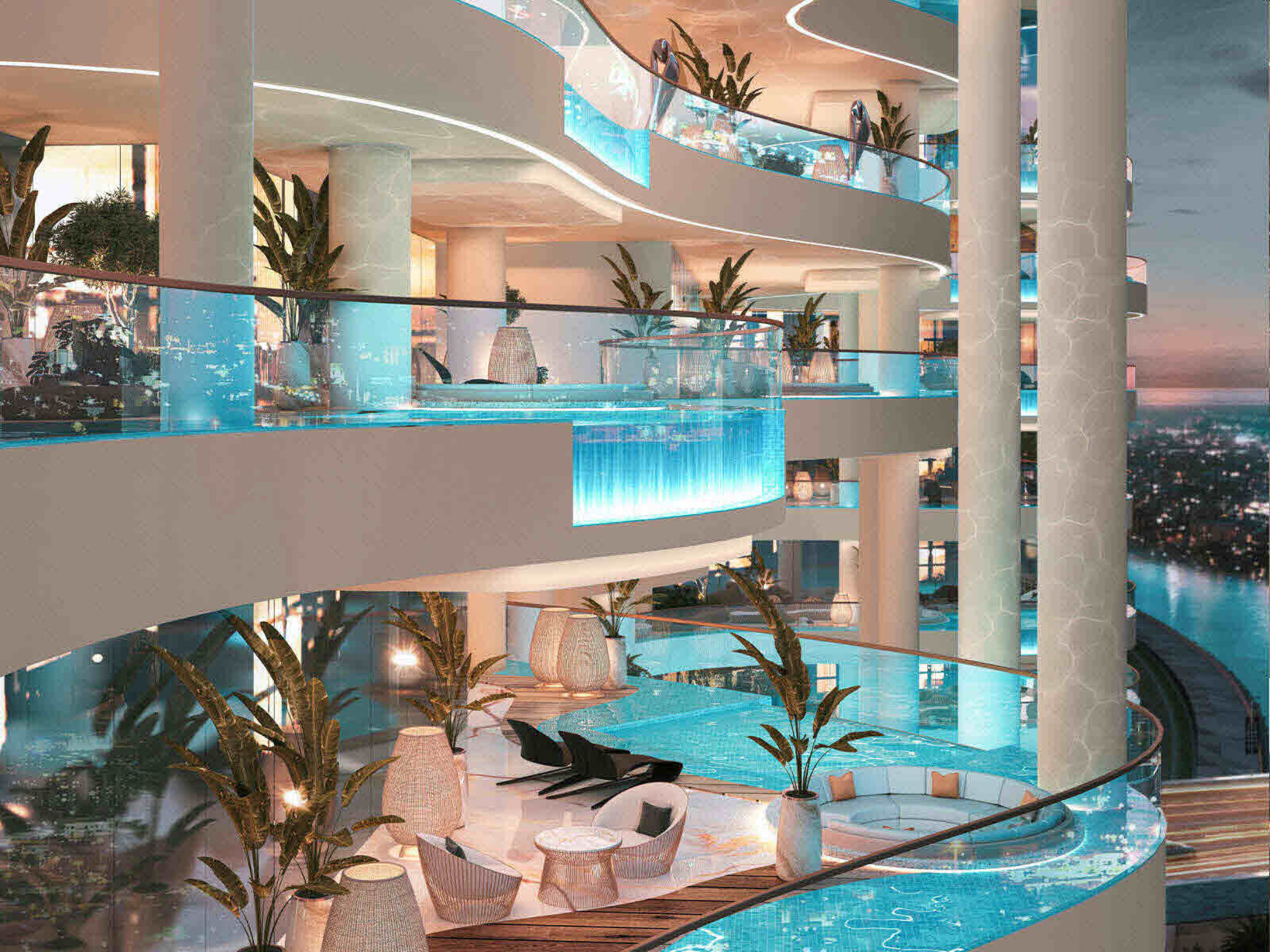 Couture by Cavalli Luxury Apartments with 3 - 6 Bedrooms each with Private Pool in Dubai.  Ready Q2 2027.