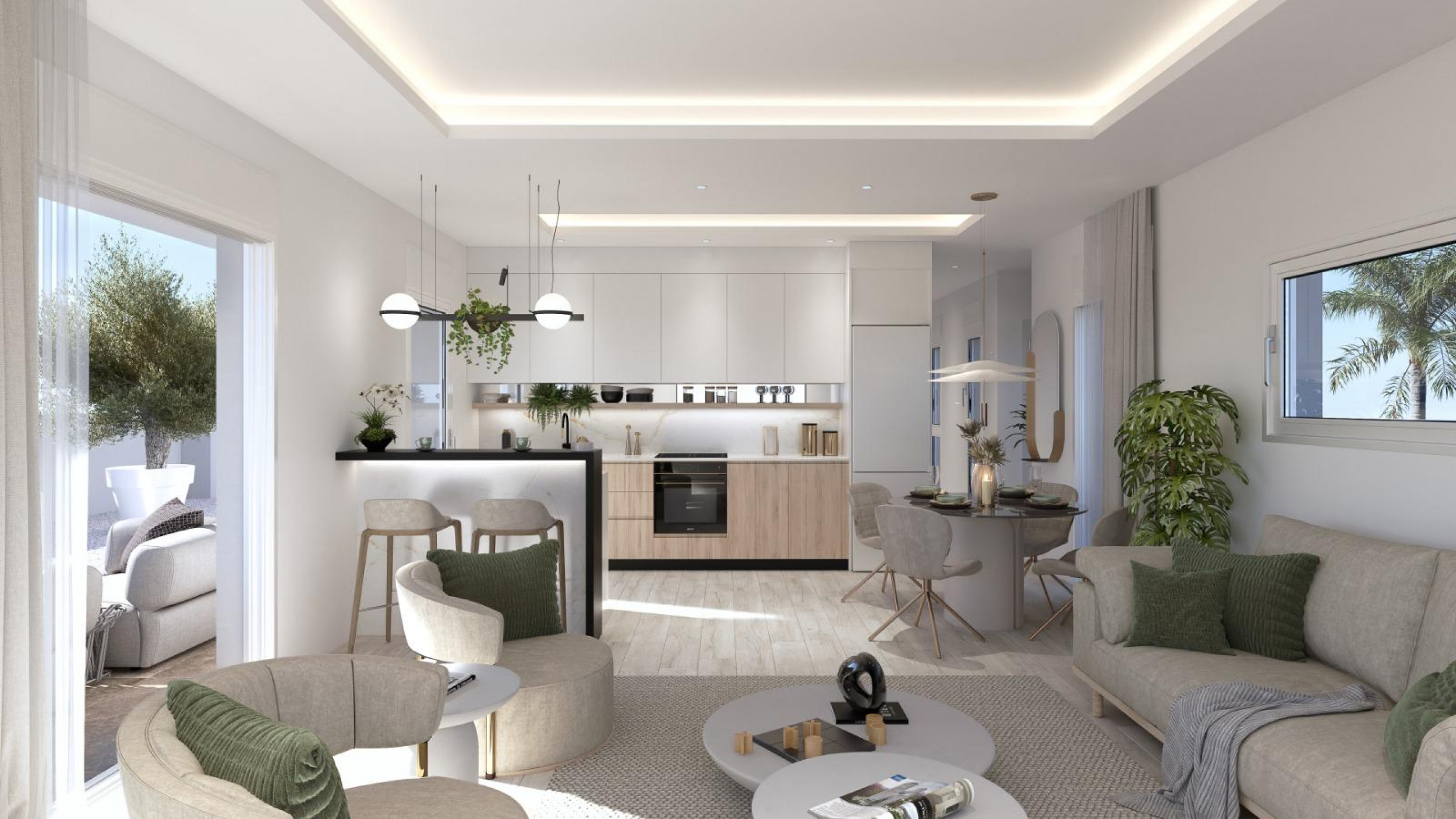 Walk to Beach!  Modern 3 Bed New Penthouse Apartments in Los Alcázares.  Ready June 2026