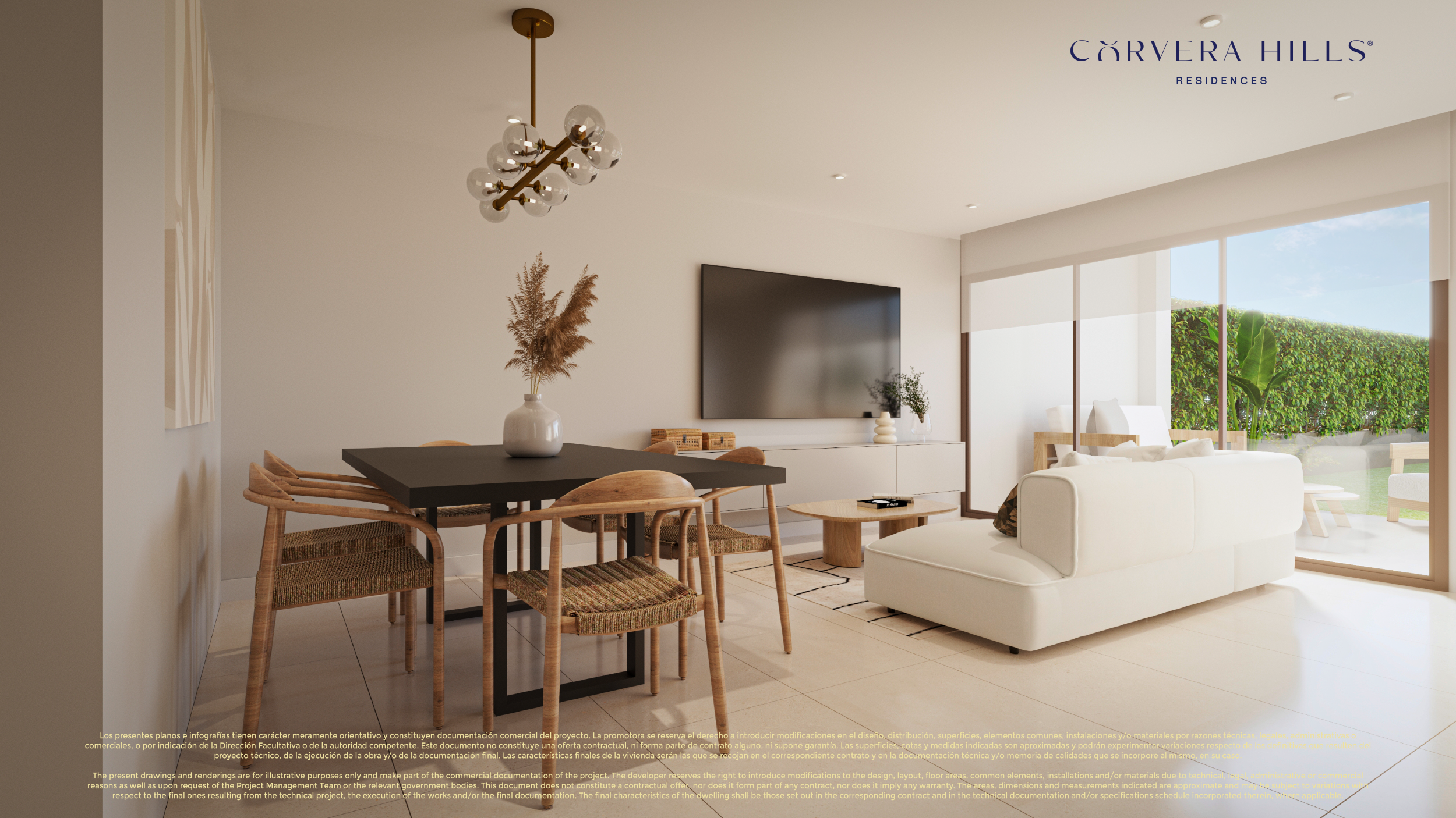 Modern New Build Semi Detached Villas with Solarium &amp; Communal Pool in Corvera Golf &amp; Country Club