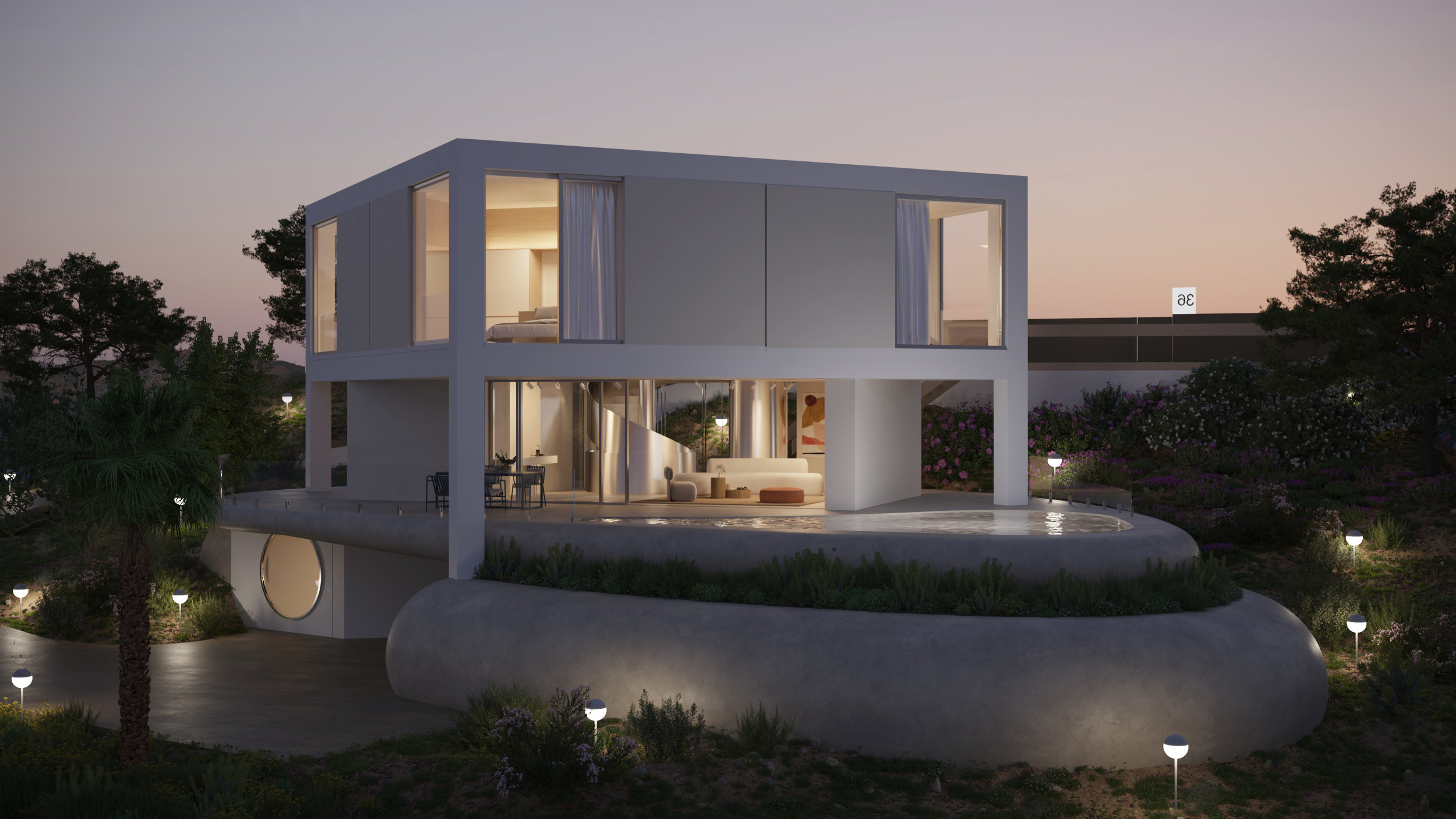 READY NOW!  Luxury Architect Designed Frontline Golf Villa in Las Colinas Golf &amp; Country Club