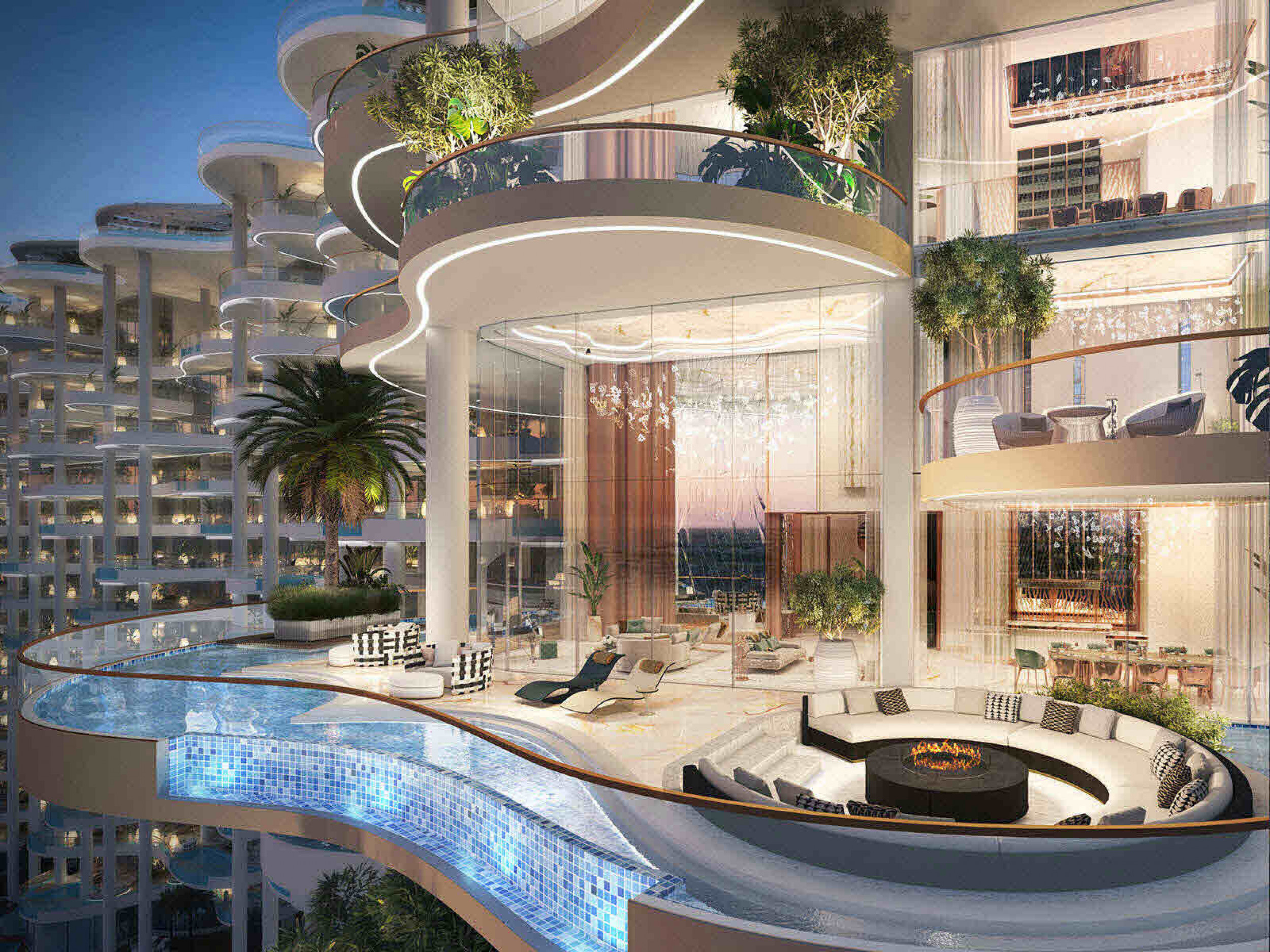 Couture by Cavalli Luxury Apartments with 3 - 6 Bedrooms each with Private Pool in Dubai.  Ready Q2 2027.