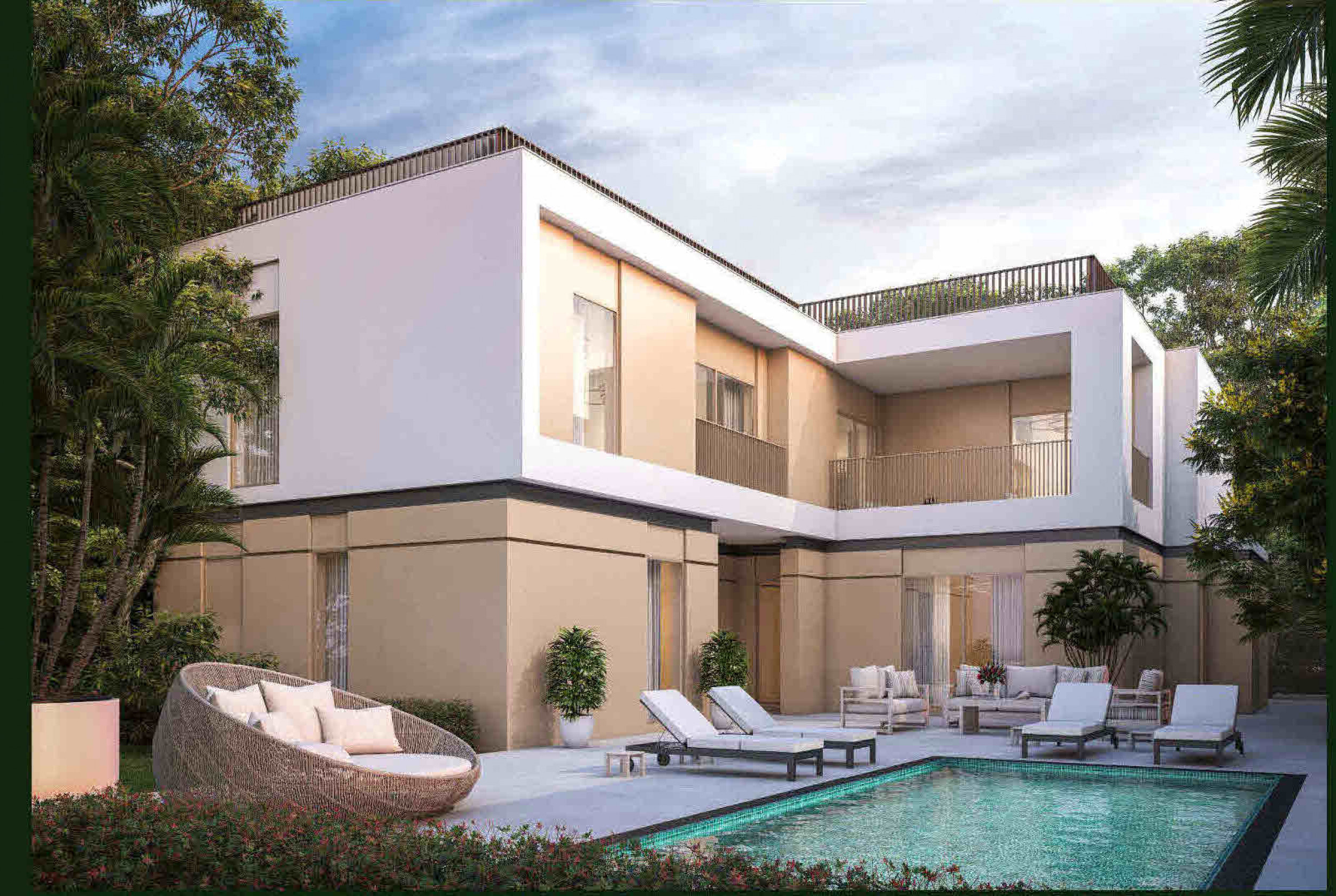 4 Bedroom, 5 Bathroom Luxury Villas in forest inspired setting in Dubai.  Ready Dec 2027.