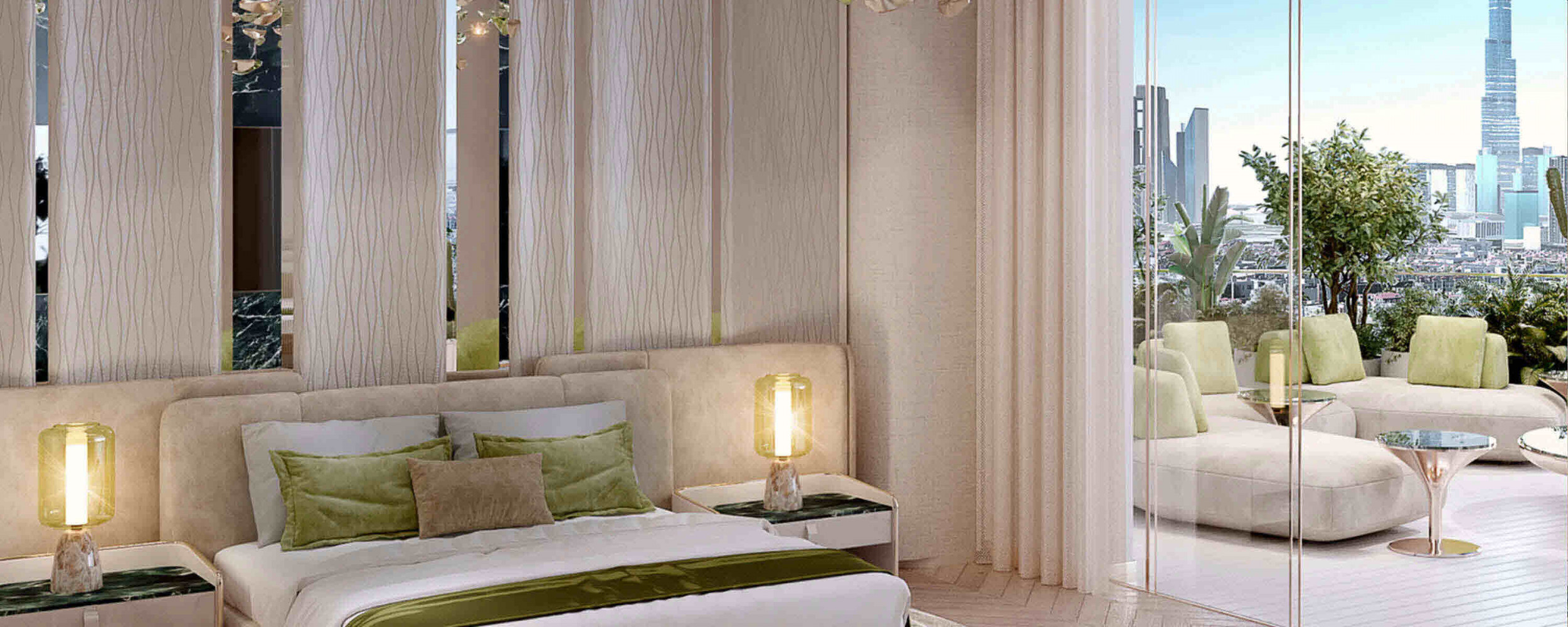 Couture by Cavalli Luxury Apartments with 3 - 6 Bedrooms each with Private Pool in Dubai.  Ready Q2 2027.