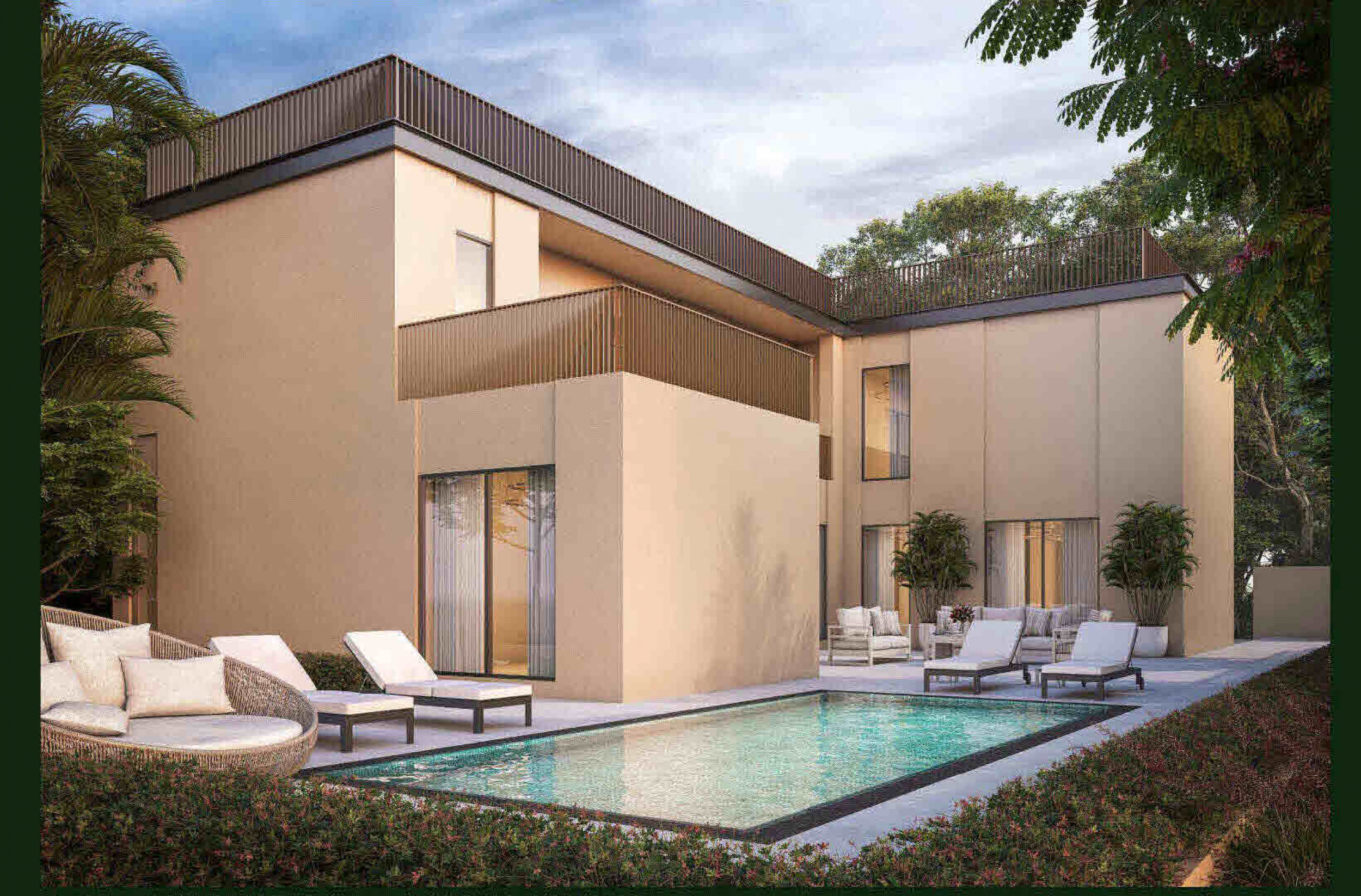 4 Bedroom, 5 Bathroom Luxury Villas in forest inspired setting in Dubai.  Ready Dec 2027.