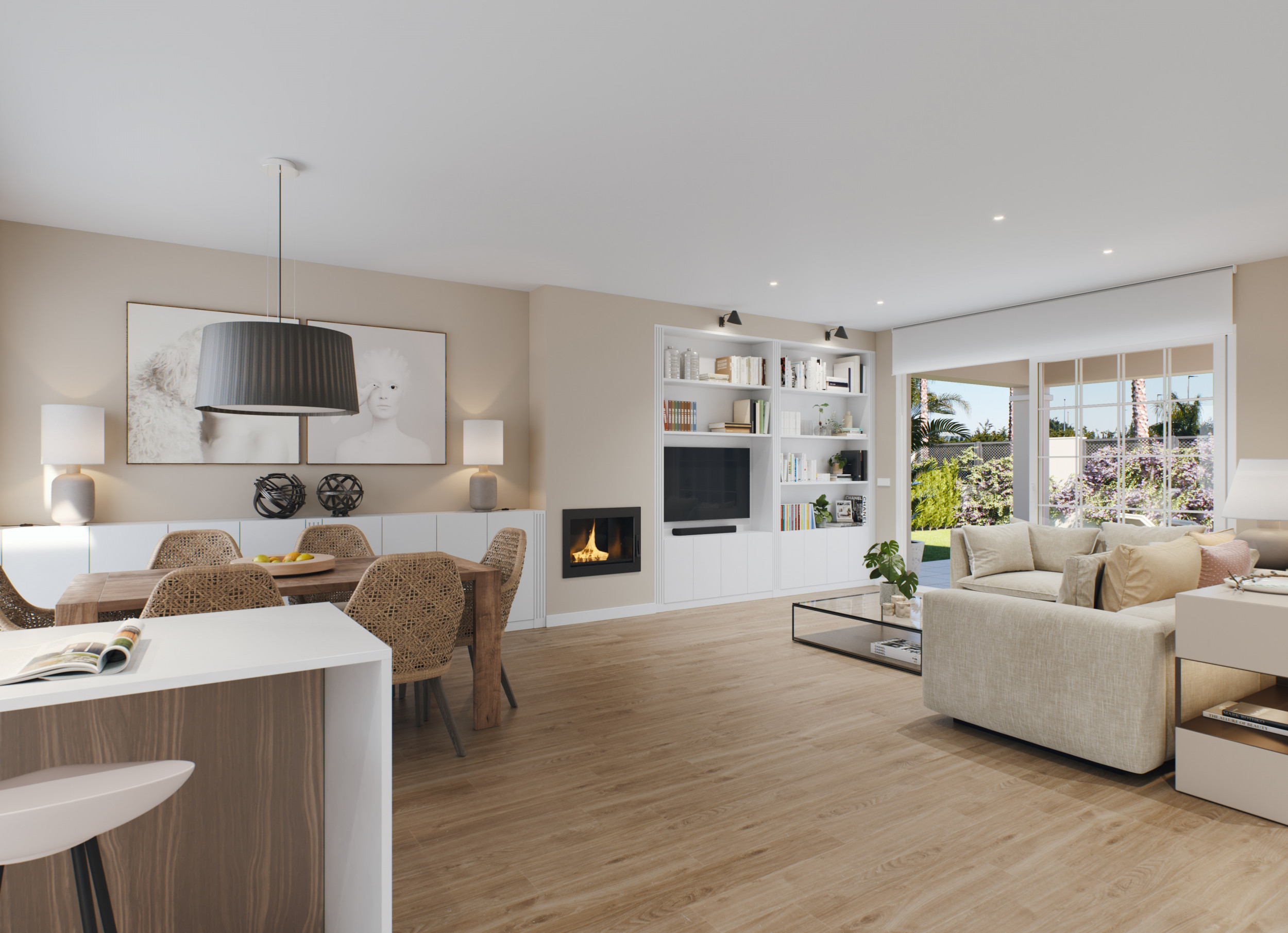 New Build Semi Detached Villas with Own Pools in La Unión, only 10 Mins to Cartagena