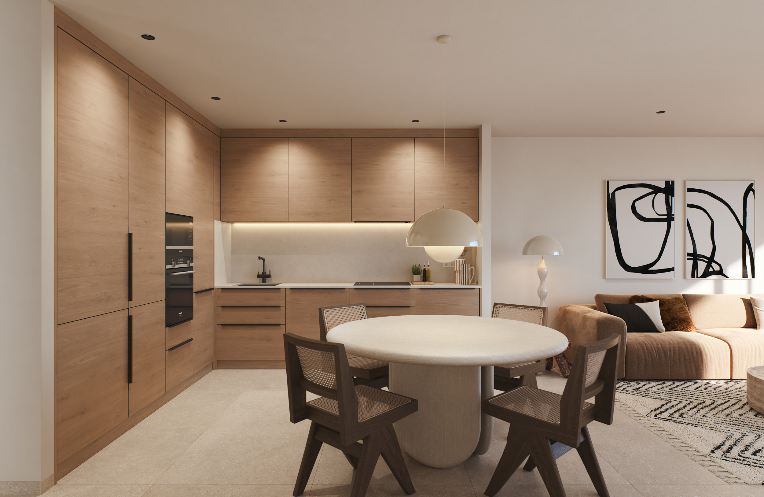 READY MAY 2027. Beautiful First Floor Apartments with Sun Terrace, Golf &amp; Sea Views in Las Colinas Golf &amp; Country Club
