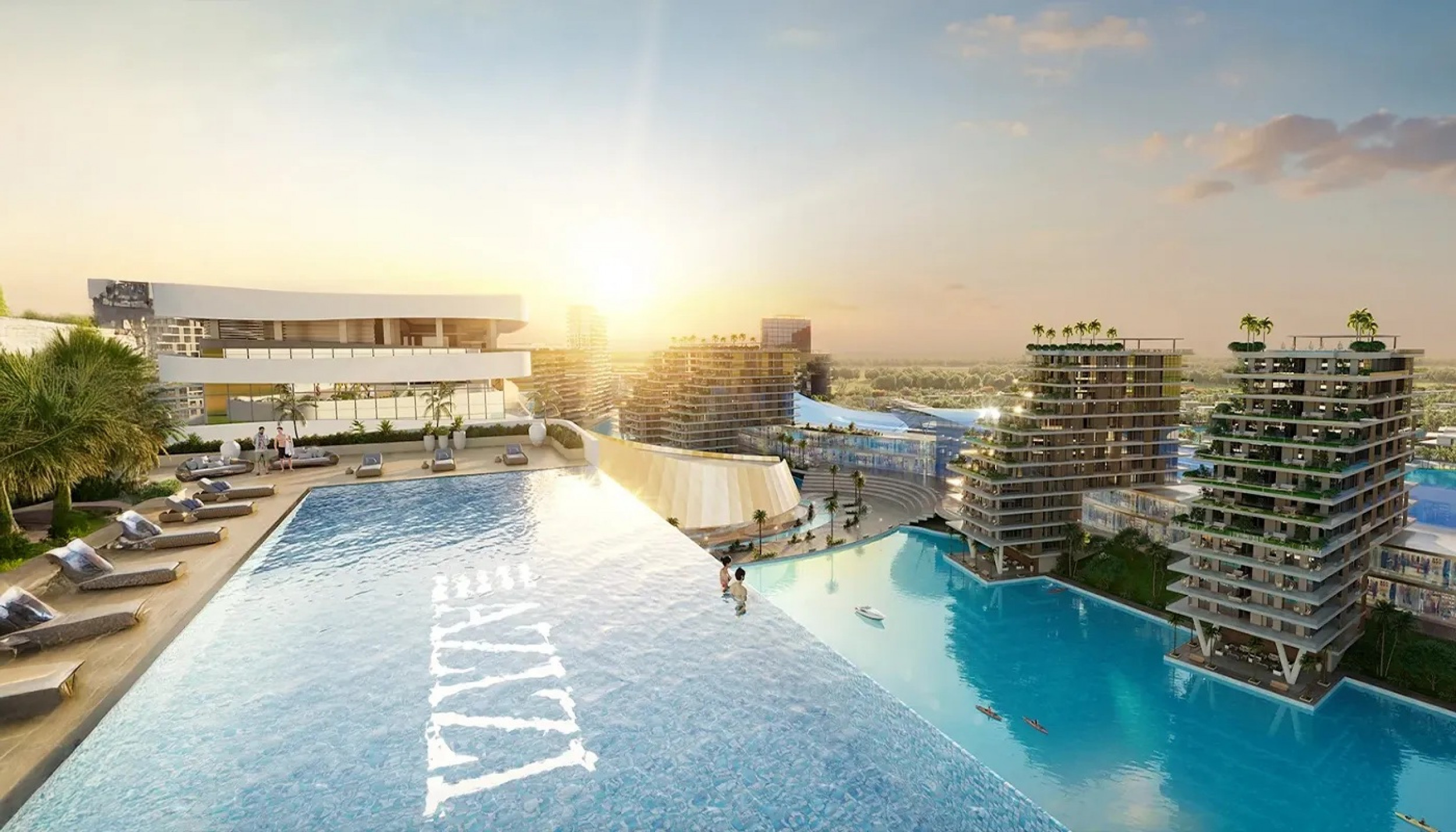 Venetian Inspired Waterfront One Bedroom Apartments in Azizi Venice Development in Dubai South