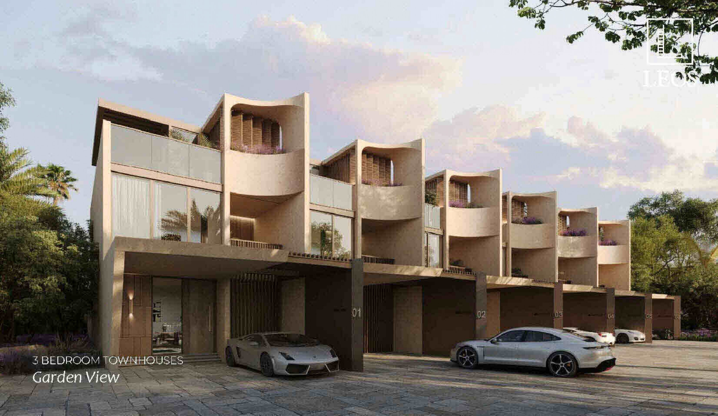 Luxury 3 Bedroom Townhouses in upscale Development in Dubai.  Ready Q4 2028