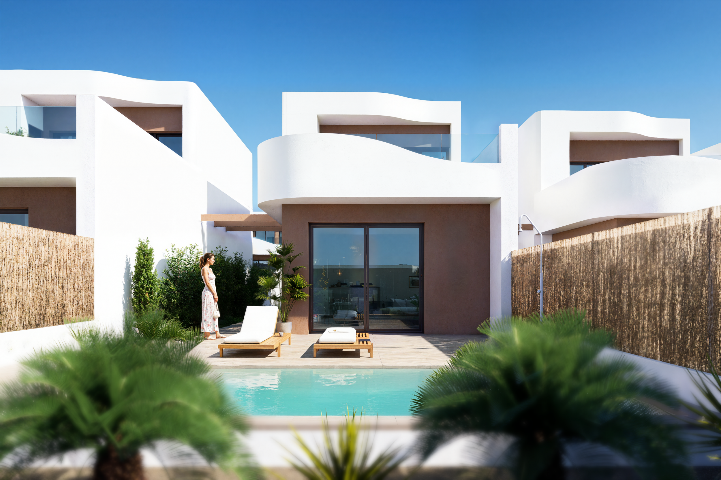 Two Storey Detached Villas with Own Pool In La Herrada, Los Montesinos.  Ready in 12 months.