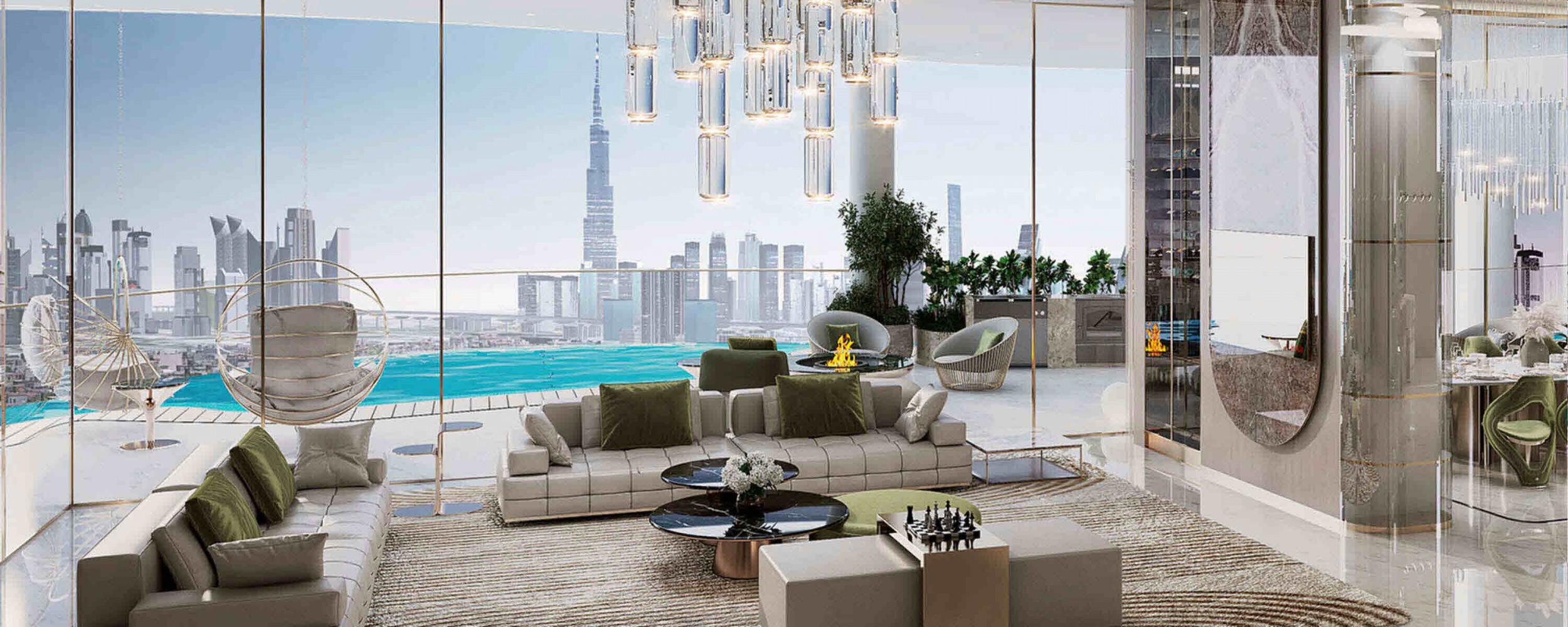 Couture by Cavalli Luxury Apartments with 3 - 6 Bedrooms each with Private Pool in Dubai.  Ready Q2 2027.