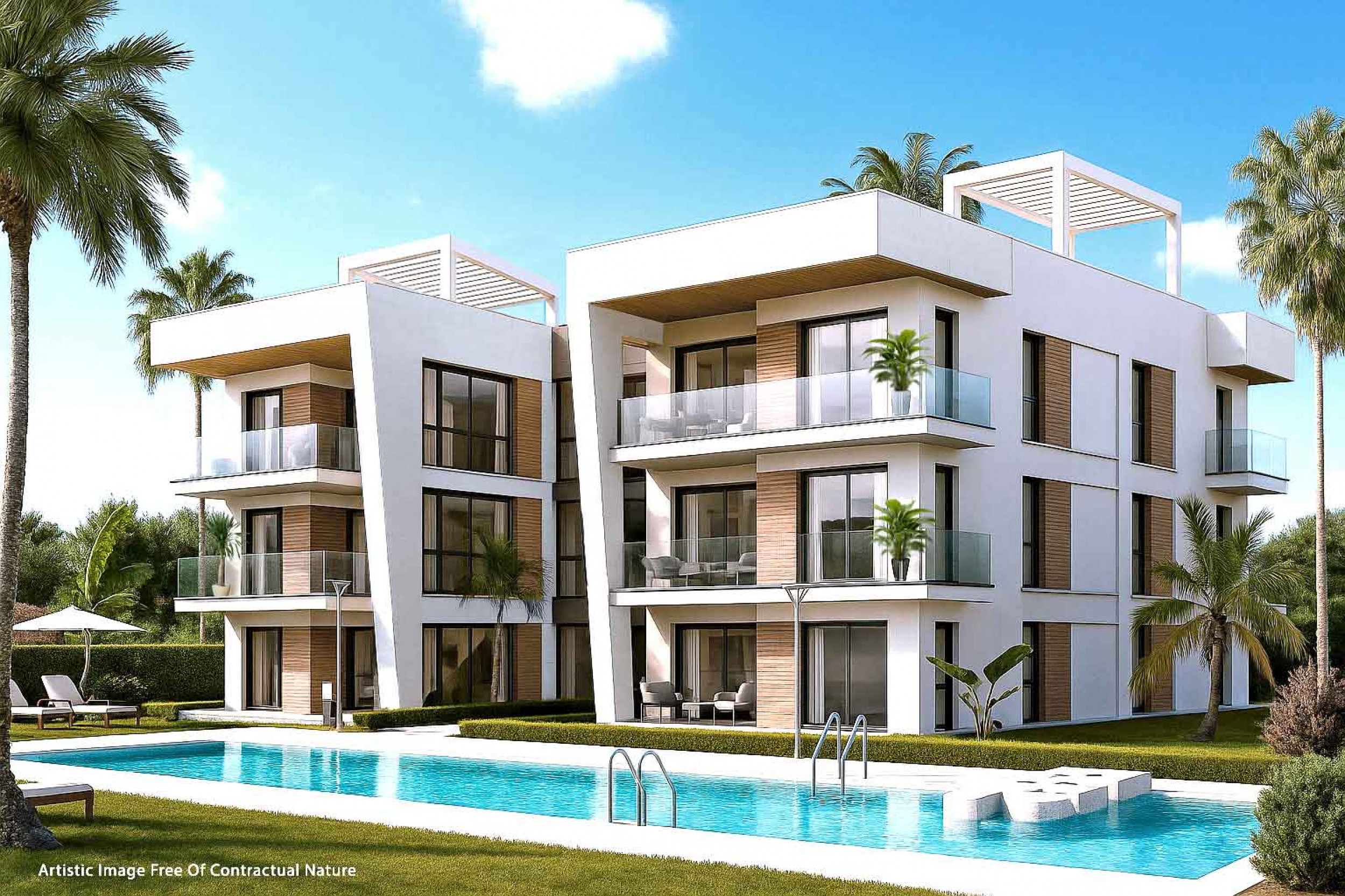 Walk to Beach!  Modern New Penthouse Apartments in Los Alcázares.  Ready June 2026