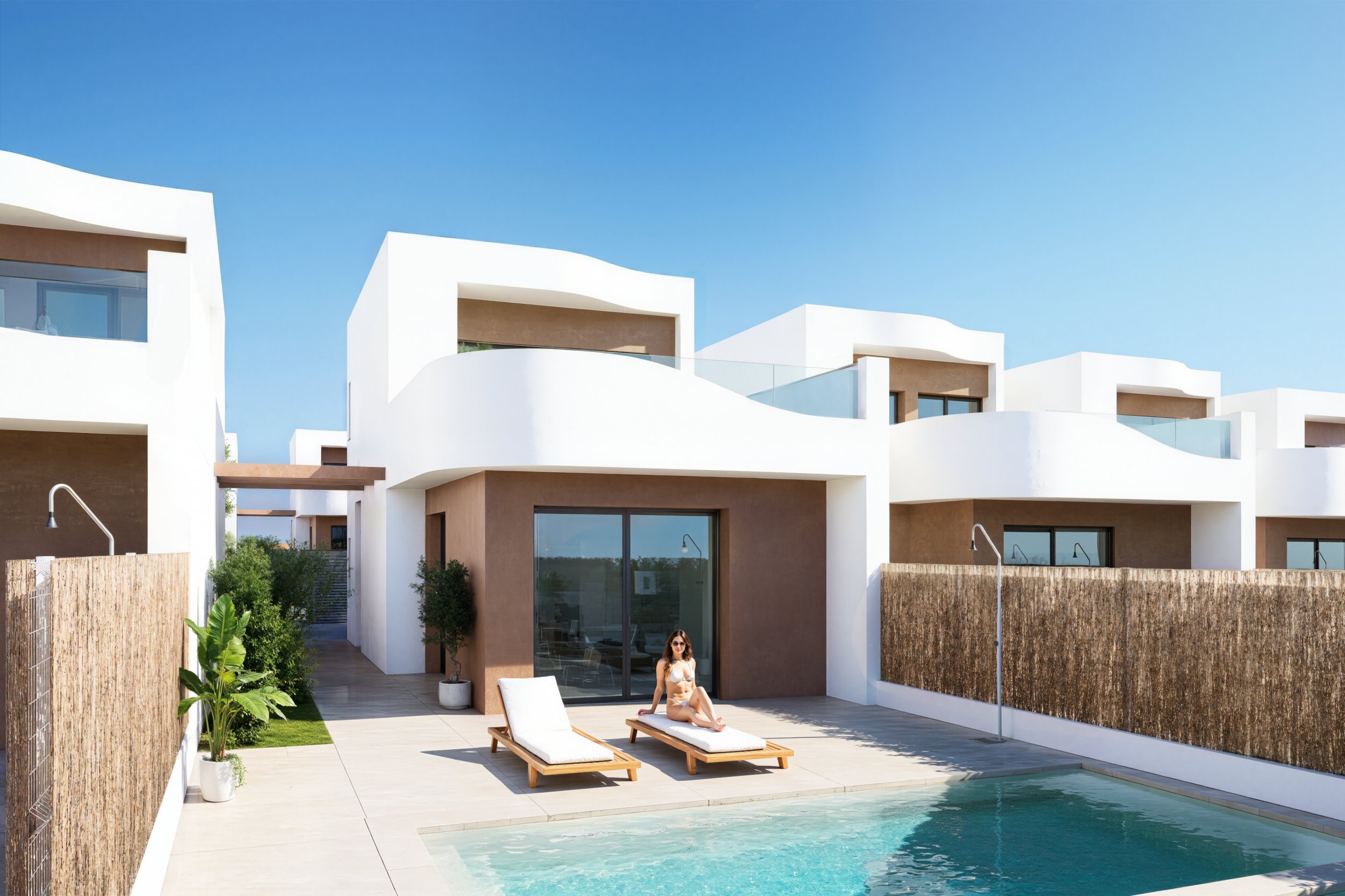 Two Storey Detached Villas with Own Pool In La Herrada, Los Montesinos.  Ready in 12 months.