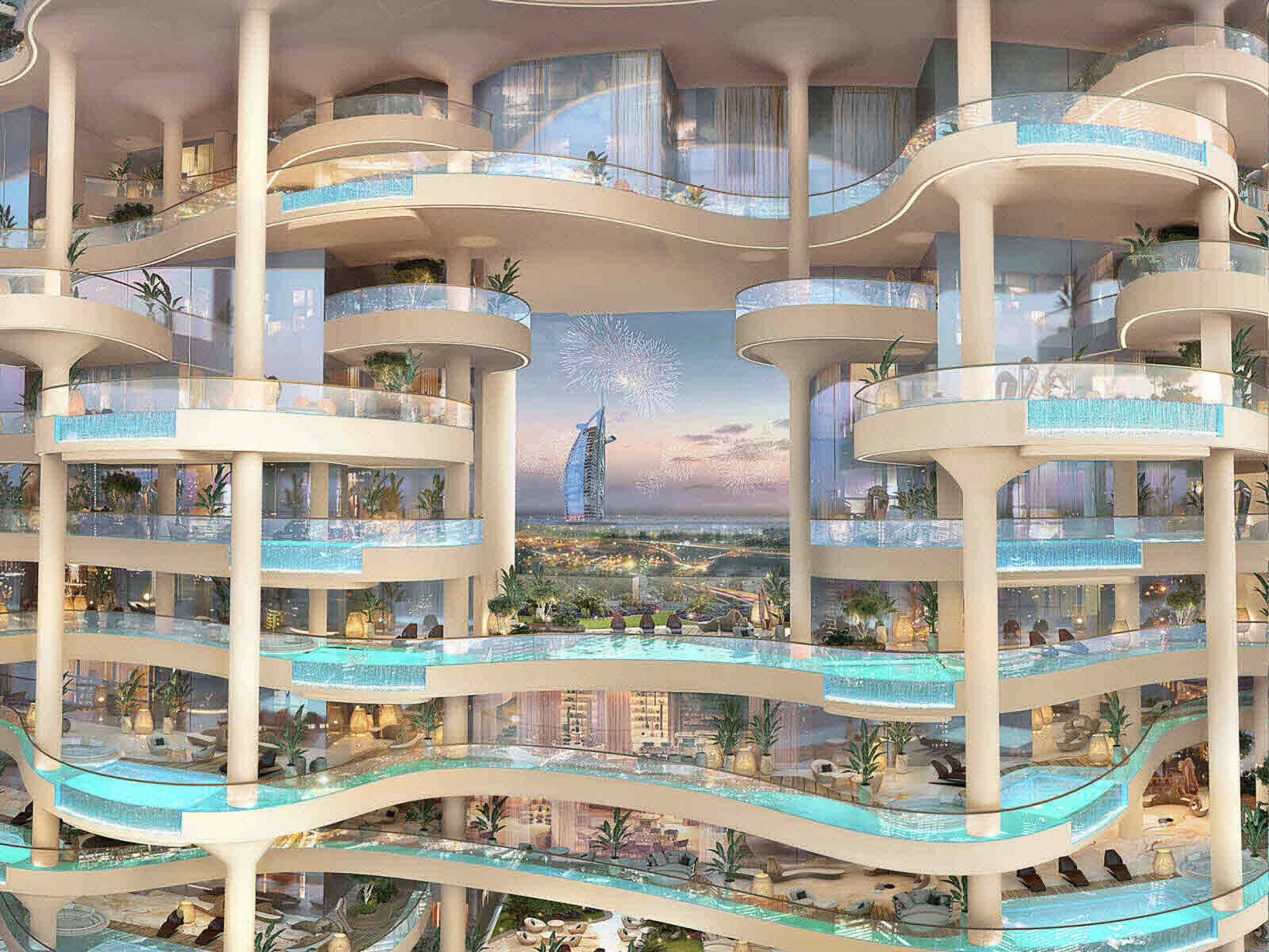 Couture by Cavalli Luxury Apartments with 3 - 6 Bedrooms each with Private Pool in Dubai.  Ready Q2 2027.
