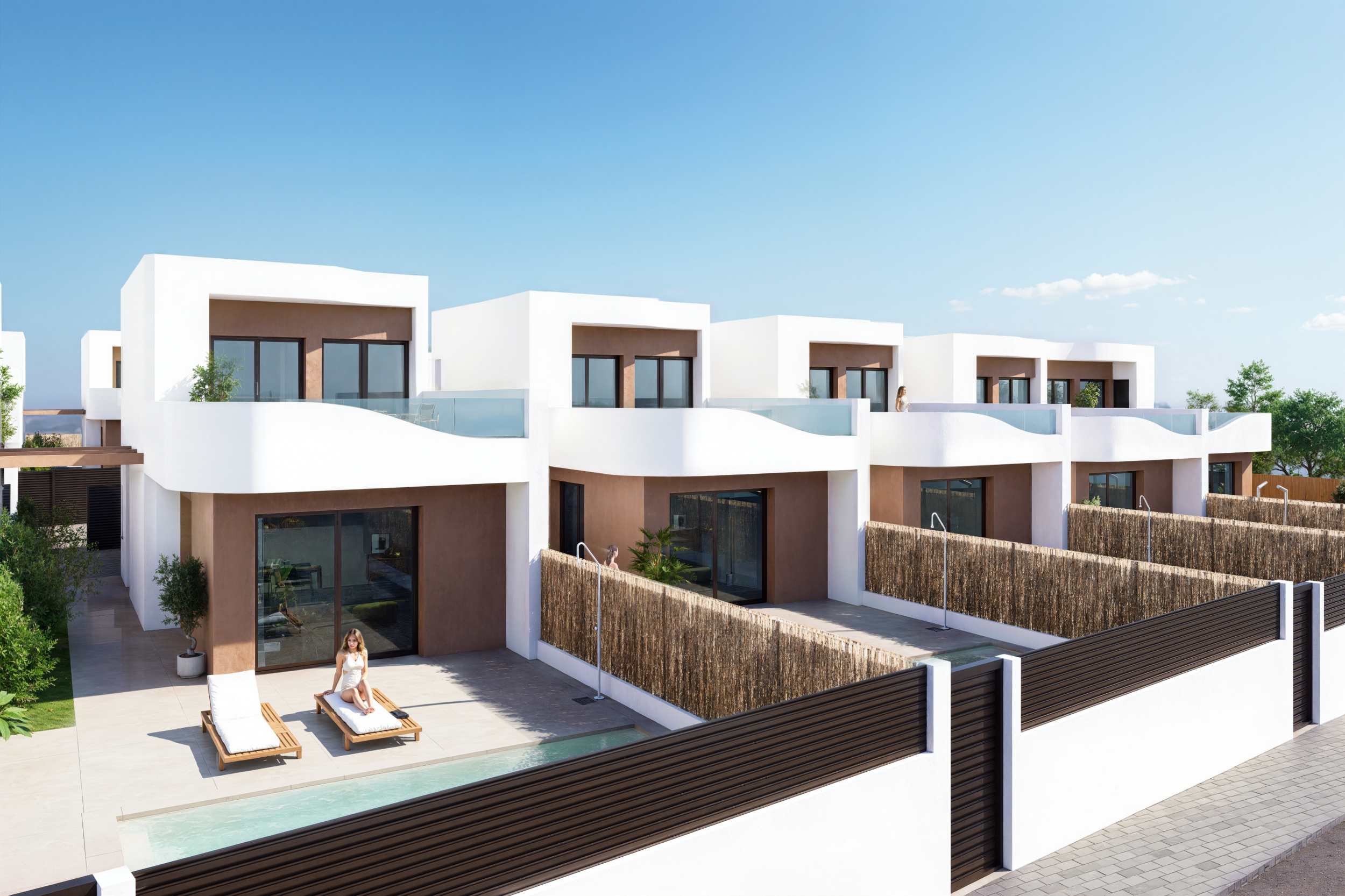 Two Storey Detached Villas with Own Pool In La Herrada, Los Montesinos.  Ready in 12 months.
