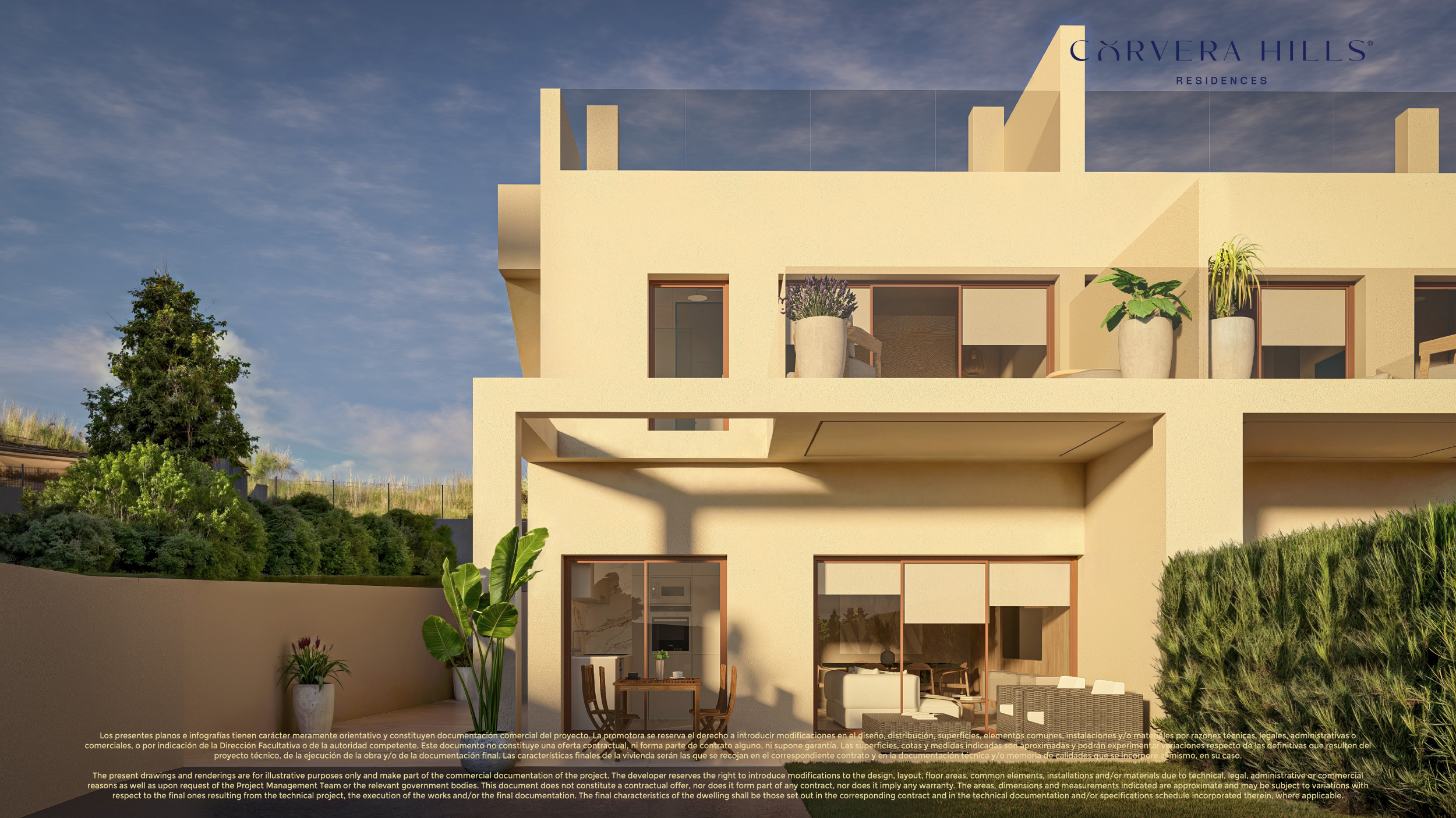 Modern New Build Semi Detached Villas with Solarium &amp; Communal Pool in Corvera Golf &amp; Country Club