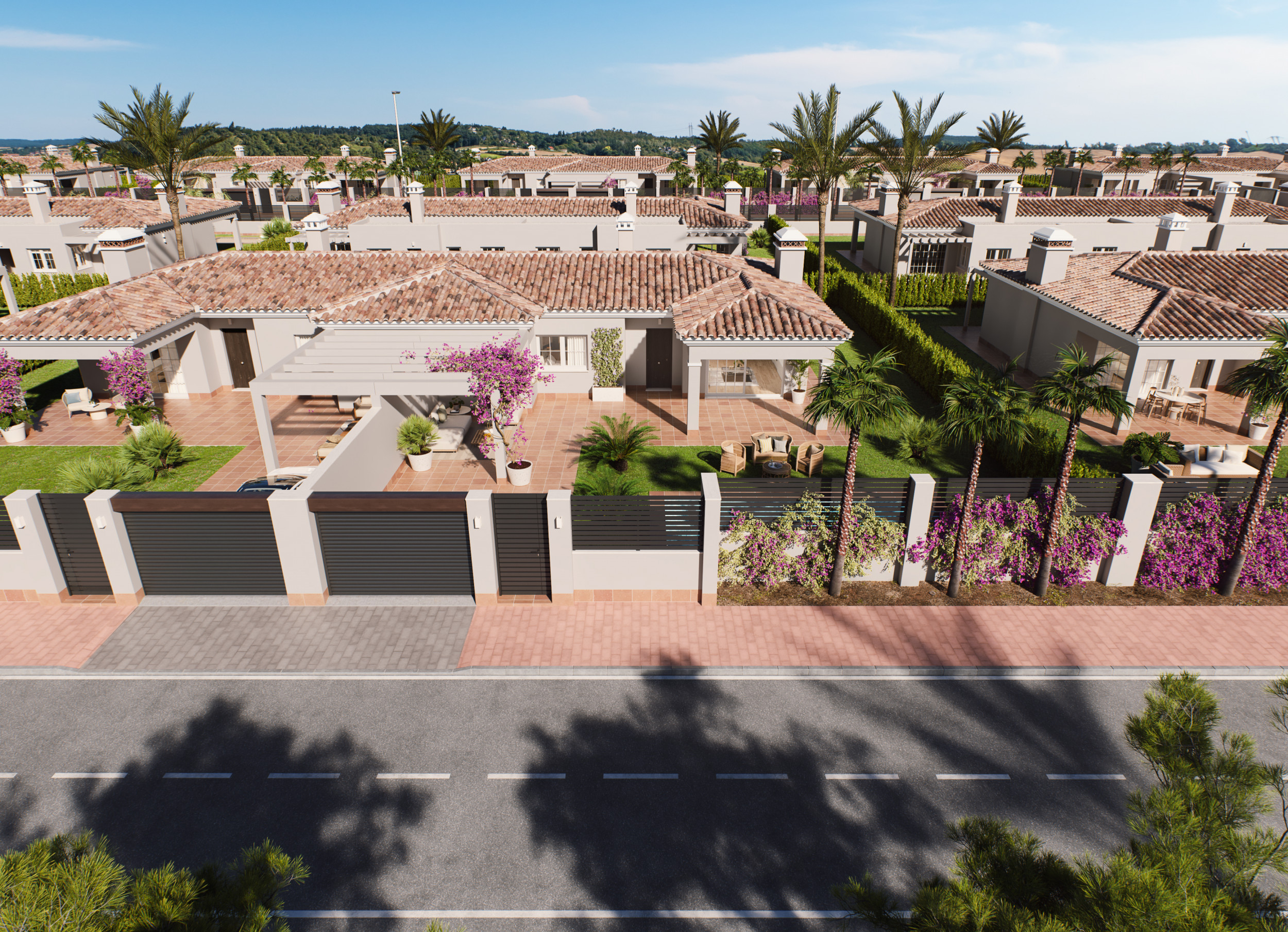 New Build Semi Detached Villas with Own Pools in La Unión, only 10 Mins to Cartagena
