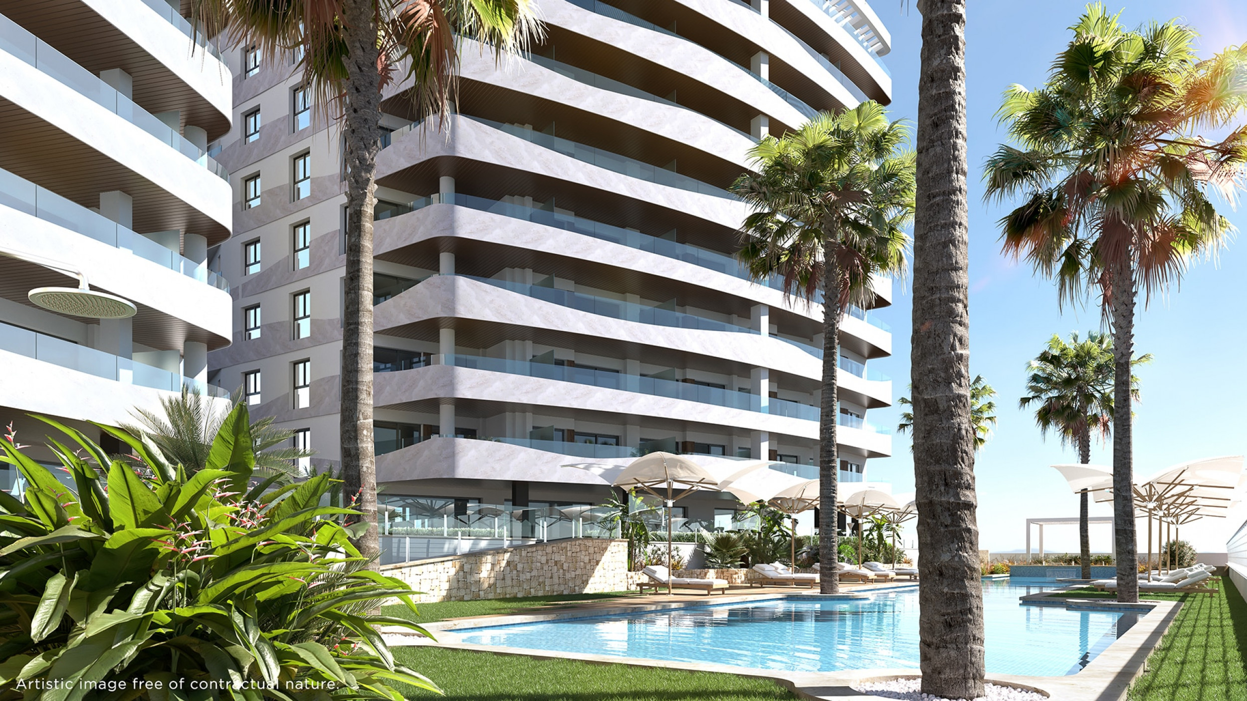 Beautiful Frontline Sea View Apartments with Communal Pool, Gym and Sauna in La Manga del Mar Menor.  Ready Sept 2026
