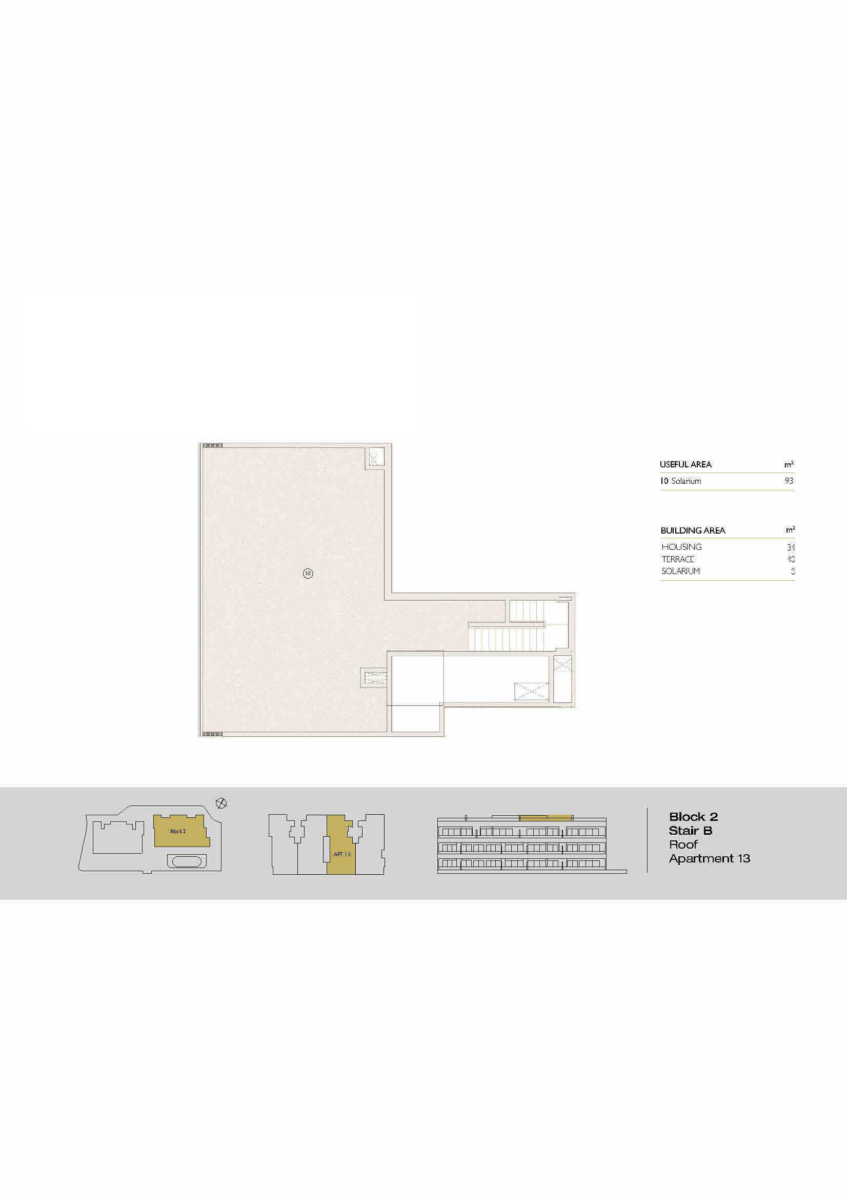 READY MAY 2027. Beautiful Penthouse Apartments with Solarium, Sun Terrace and Golf &amp; Sea Views in Las Colinas Golf &amp; Country Club - floor plan 2