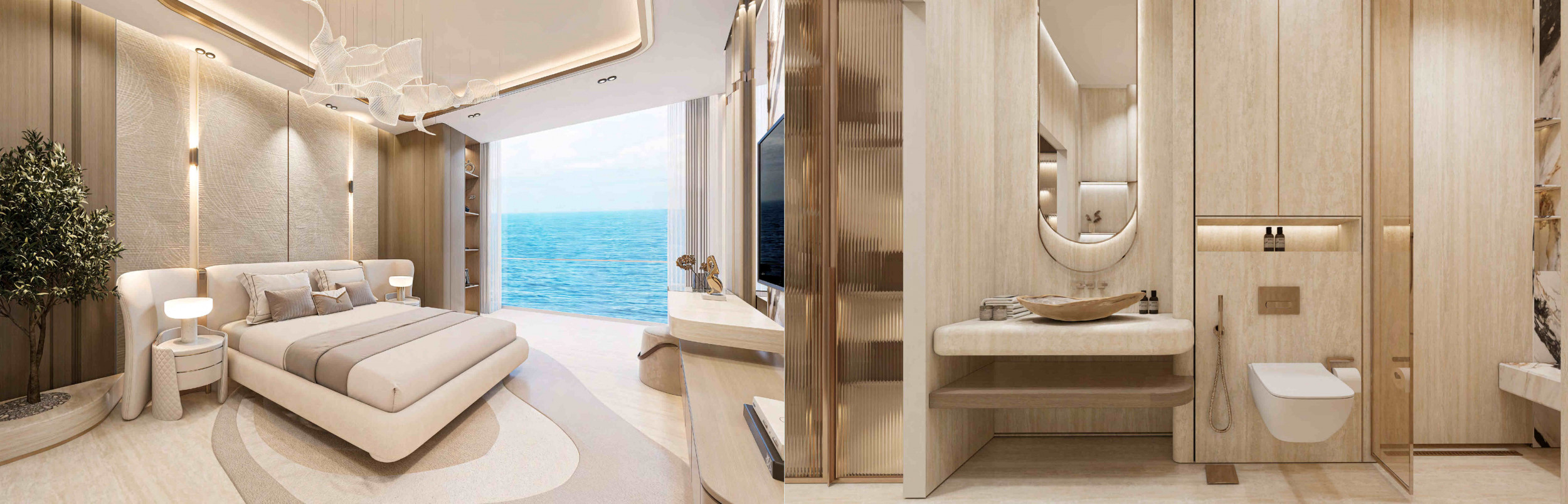 Fully Furnished Oceanfront Resort Style Apartments.  Special offer 11,600€ Deposit, small Downpayment + 0.5% per month until 2029.