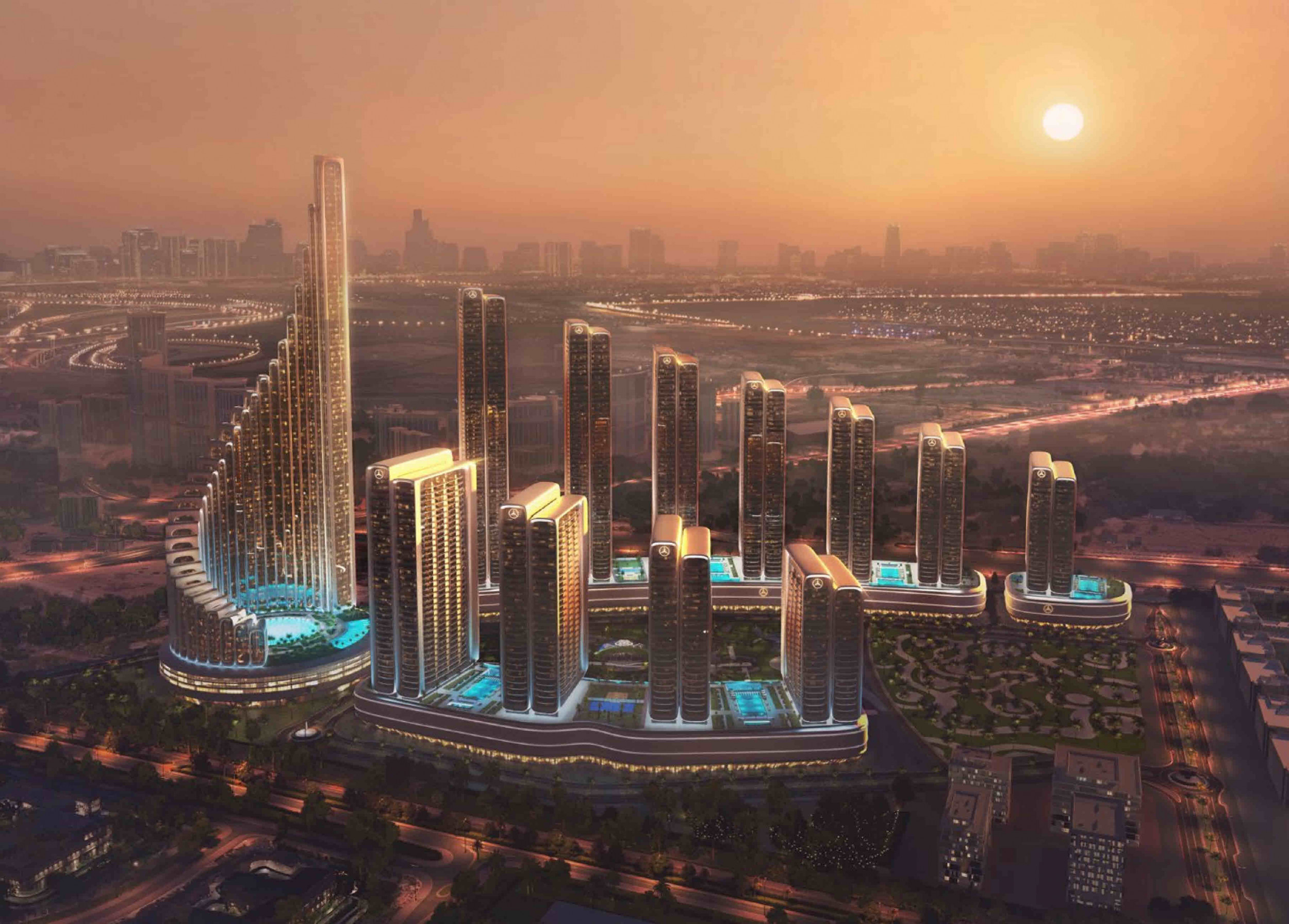 Mercedes Benz - Binghatti City, Studios up to 5 Bedroom Penthouses, Meydan, Dubai