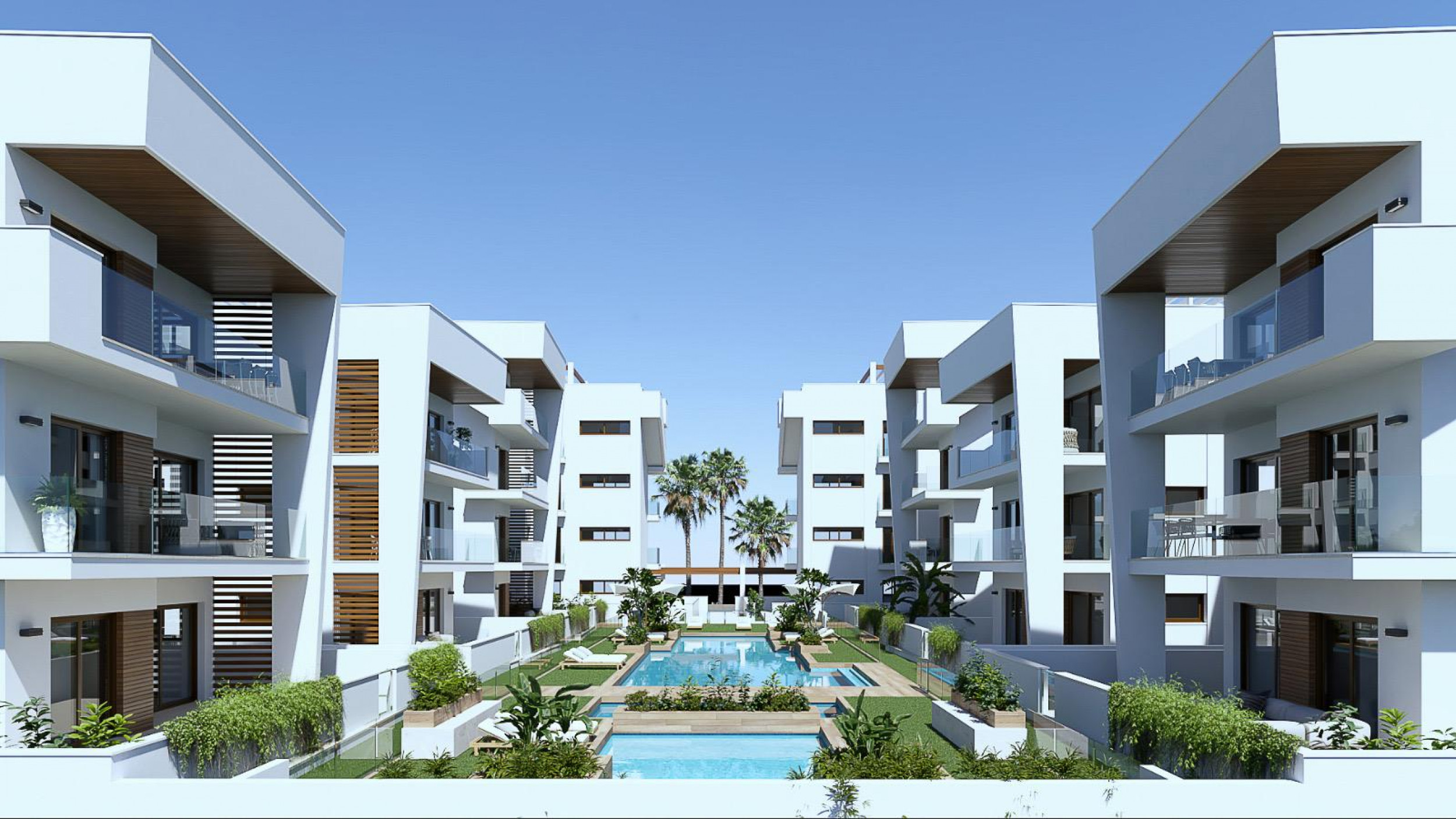 Walk to Beach!  Modern New Penthouse Apartments in Los Alcázares.  Ready June 2026