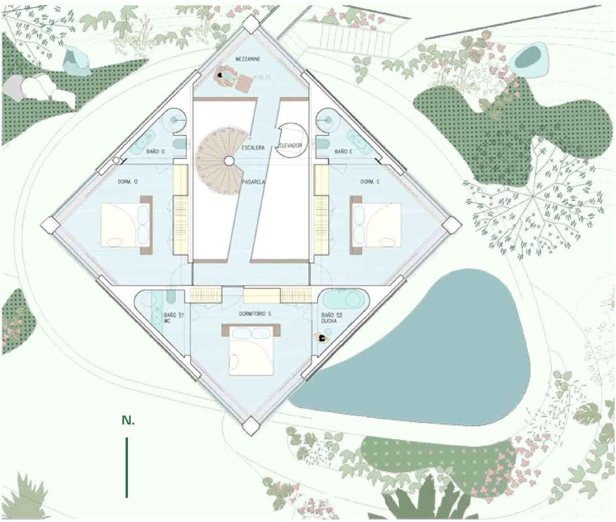 READY NOW!  Luxury Architect Designed Frontline Golf Villa in Las Colinas Golf &amp; Country Club - floor plan 3