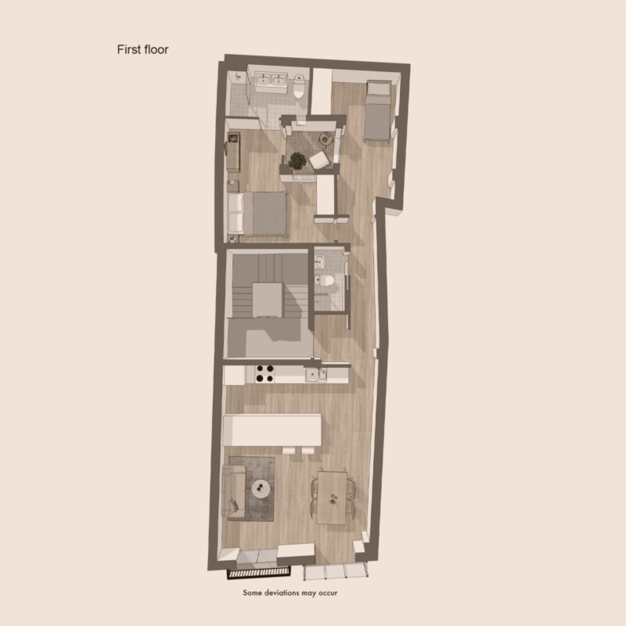 Beautiful 1st Floor Apartment in Newly Renovated Building in Centre of Cartagena