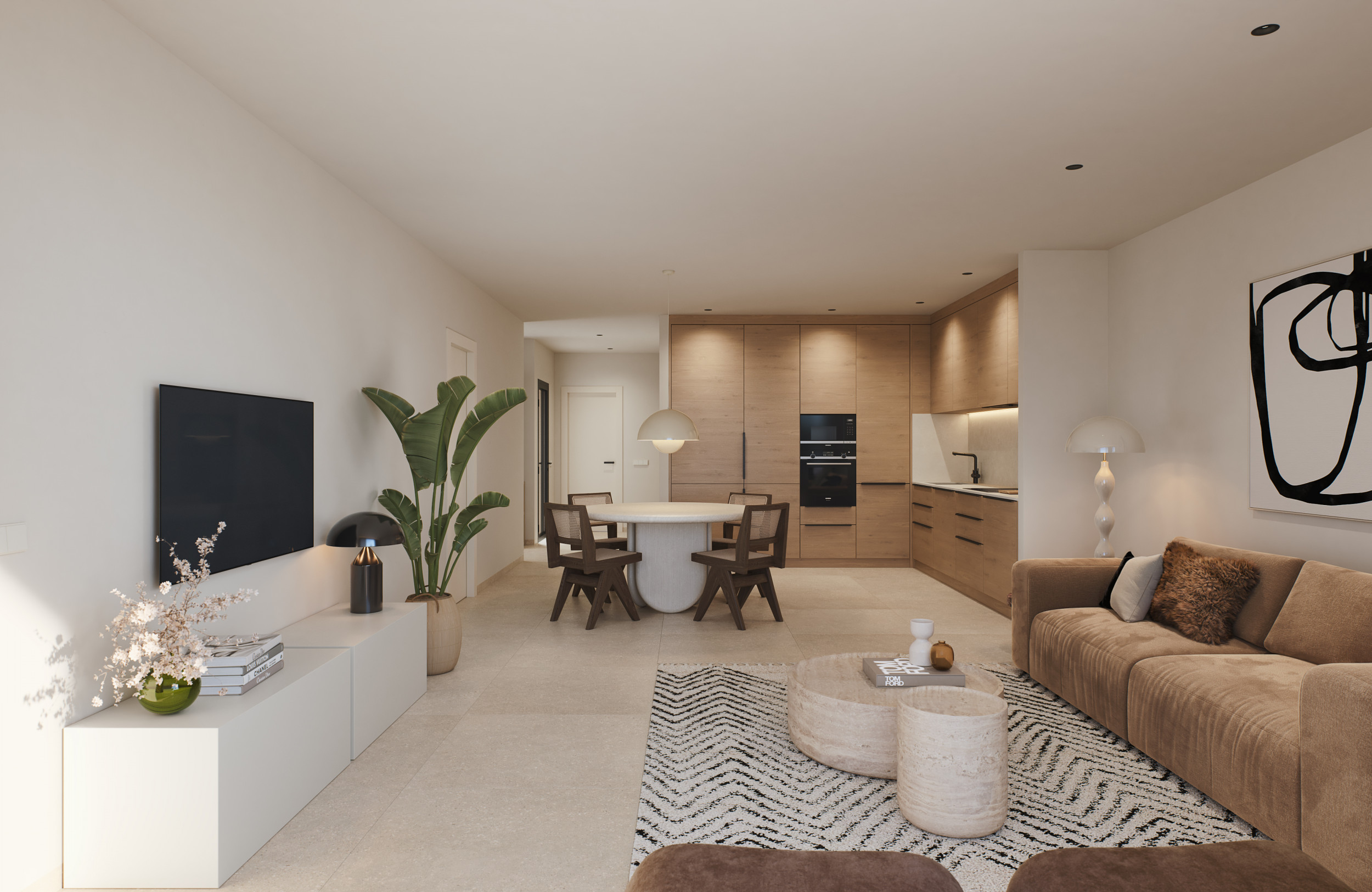 READY MAY 2027. Beautiful First Floor Apartments with Sun Terrace, Golf &amp; Sea Views in Las Colinas Golf &amp; Country Club