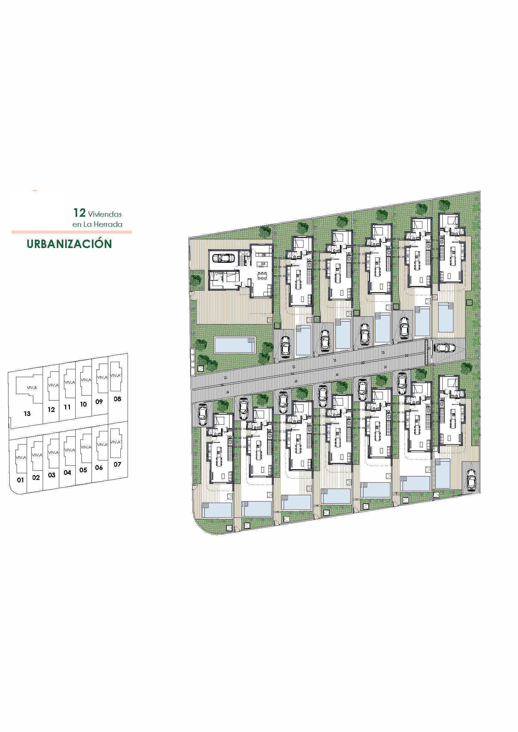 Two Storey Detached Villas with Own Pool In La Herrada, Los Montesinos.  Ready in 12 months. - floor plan 1