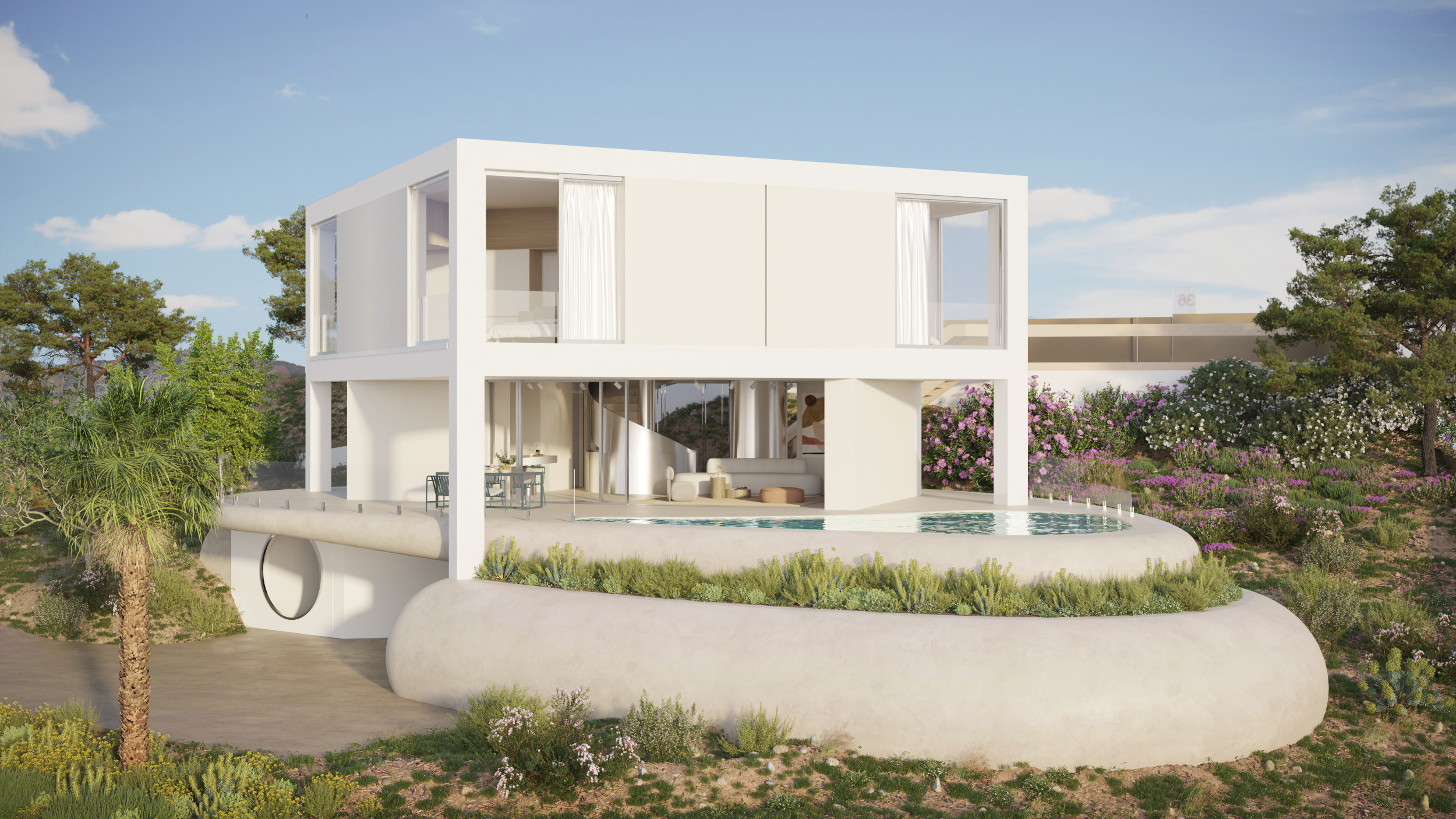 READY NOW!  Luxury Architect Designed Frontline Golf Villa in Las Colinas Golf &amp; Country Club