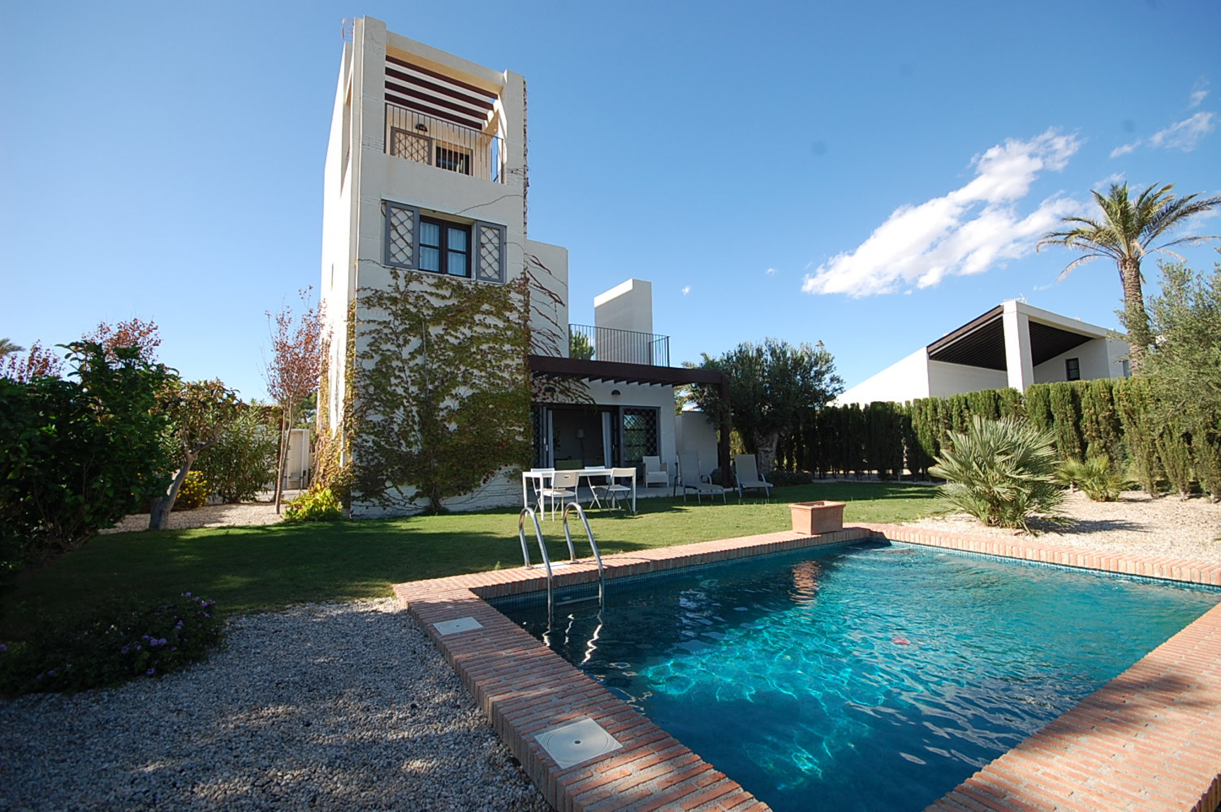 Currently Under Renovation, South West Facing 4 Bed Detached Villa Serrana with Pool in Peraleja Golf Resort