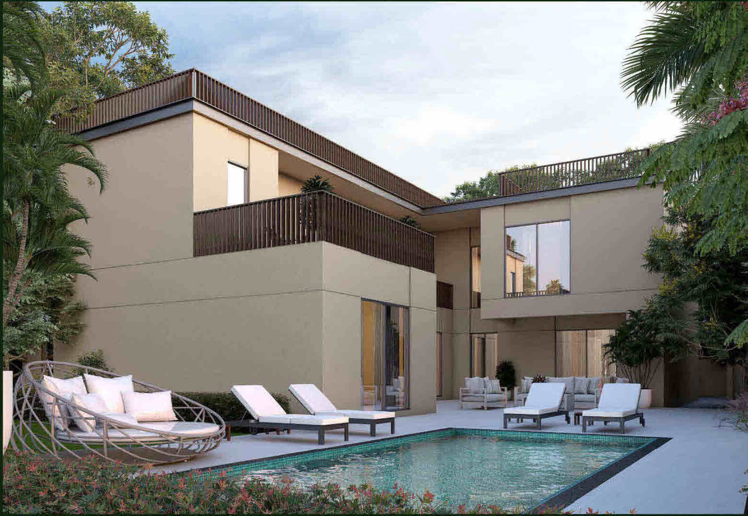5 Bedroom, 6 Bathroom Luxury Villas in forest inspired setting in Dubai.  Ready Dec 2027.